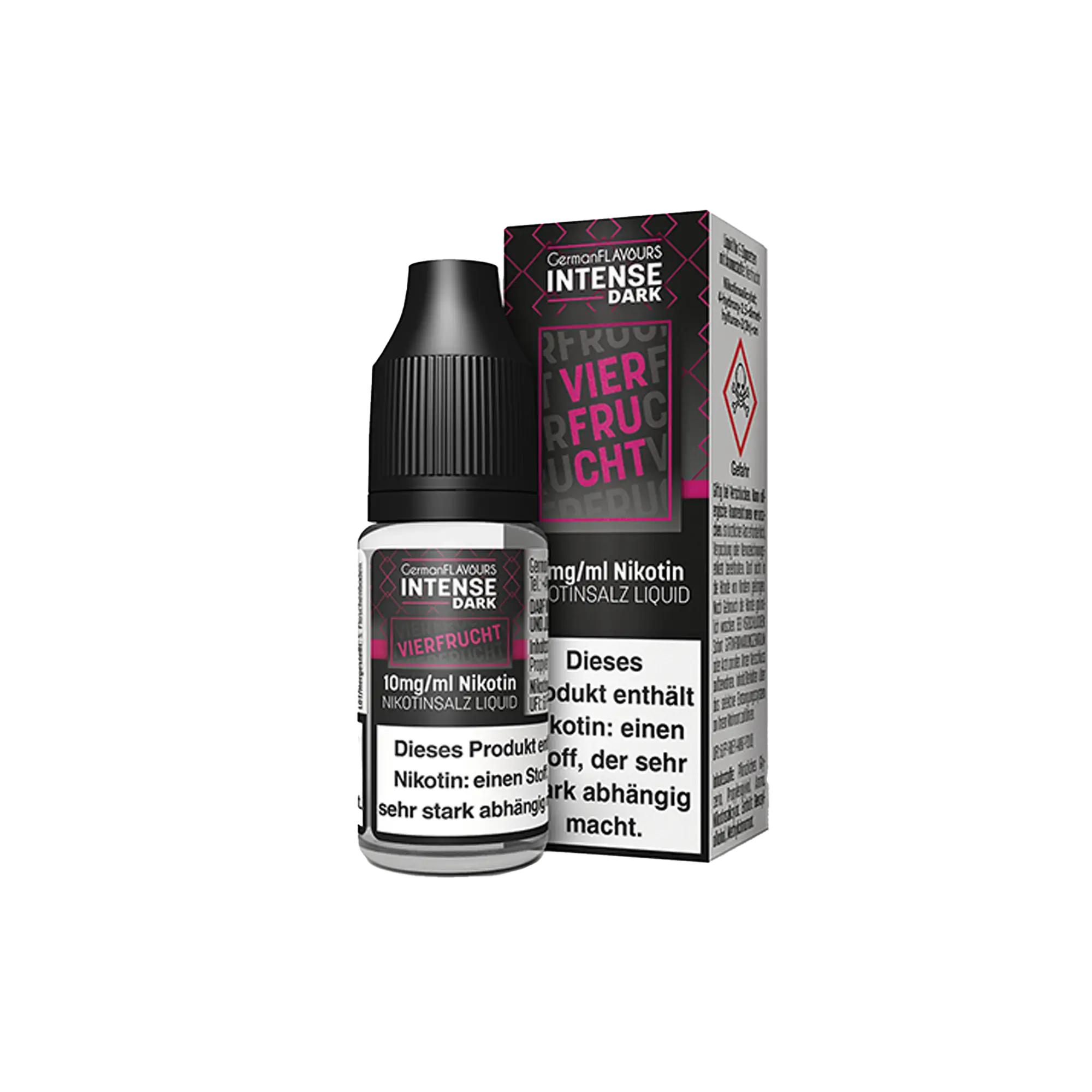 Intense Dark Vierfrucht 10 ml Nikotinsalz Liquid Intense Dark Vierfrucht 10 ml Nikotinsalz Liquid