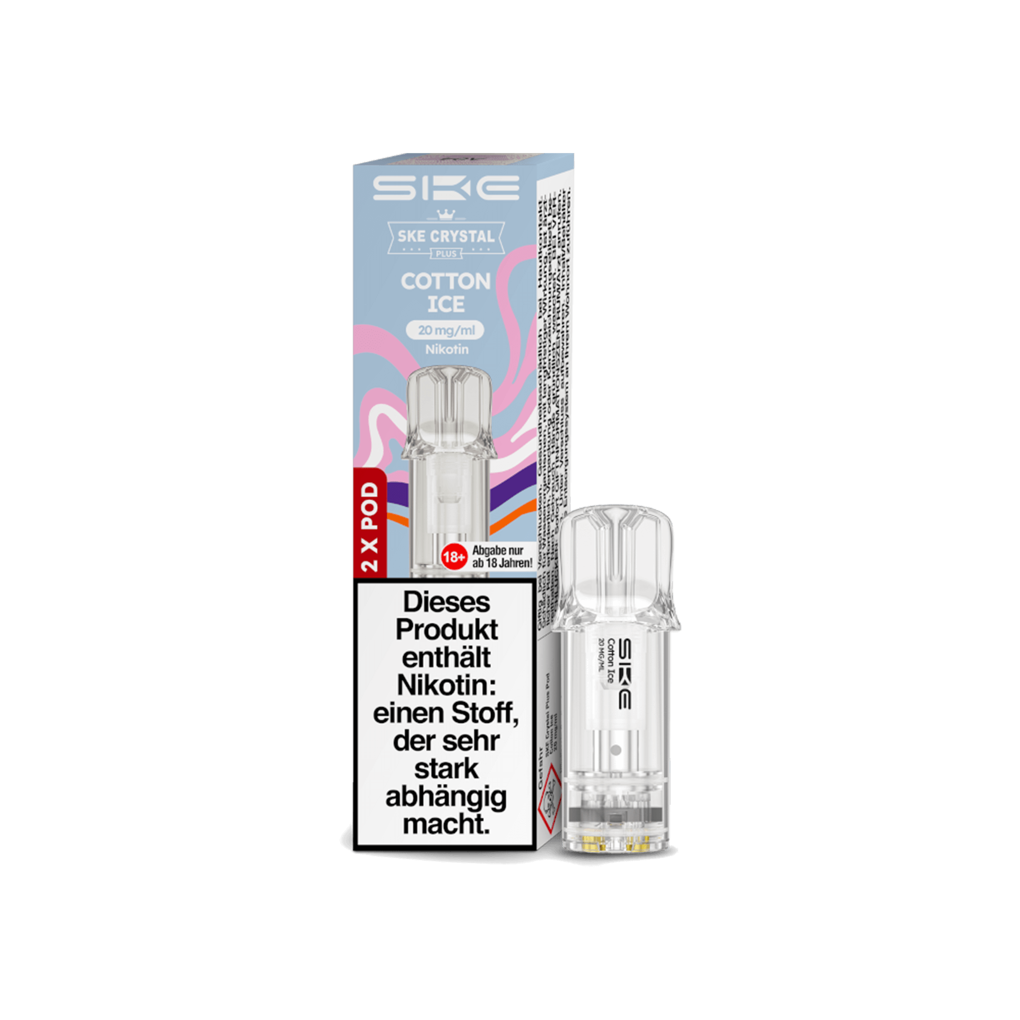 SKE Crystal Plus Pods Cotton Ice 20 mg SKE Crystal Plus Pods Cotton Ice 20 mg