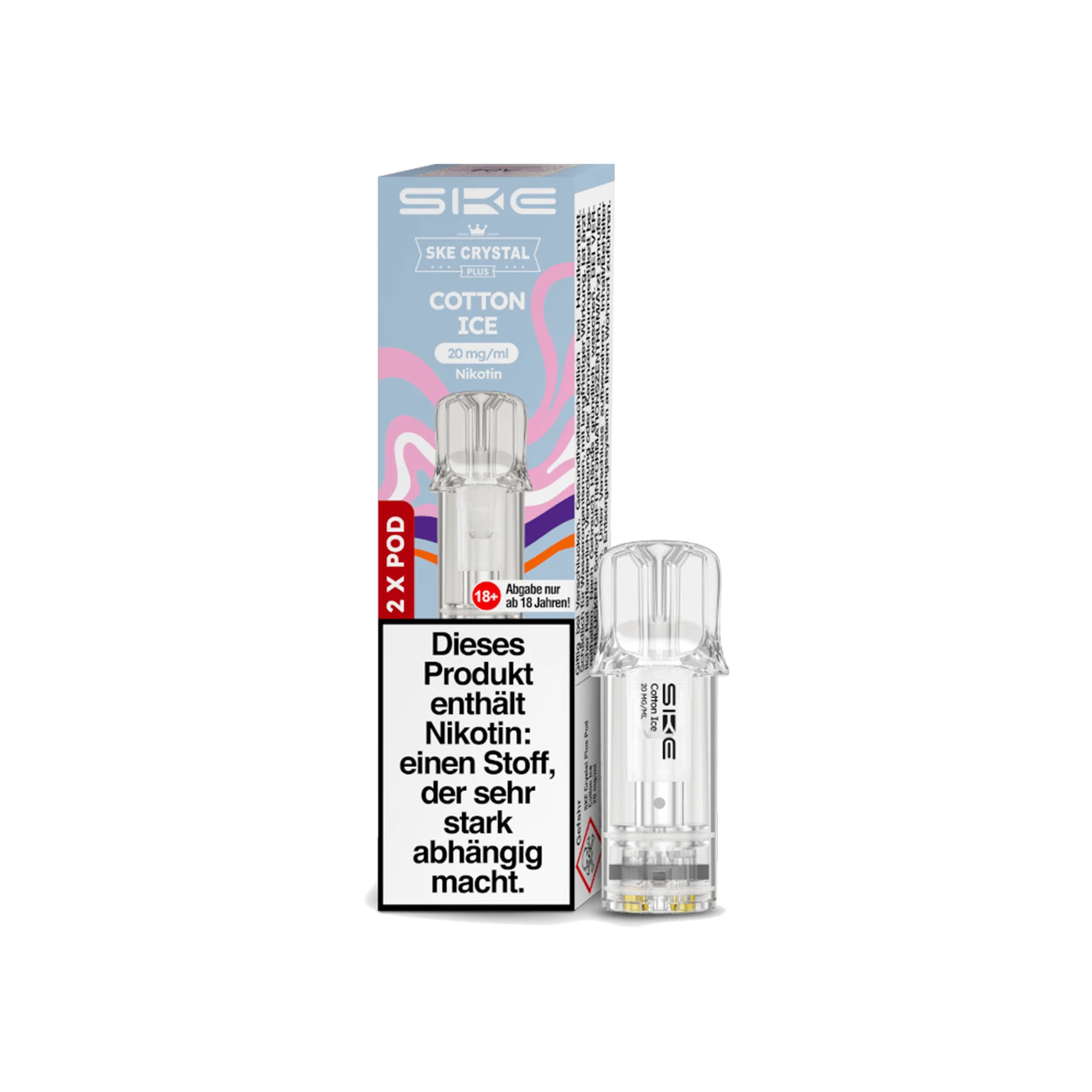 SKE Crystal Plus Pods Cotton Ice 20 mg