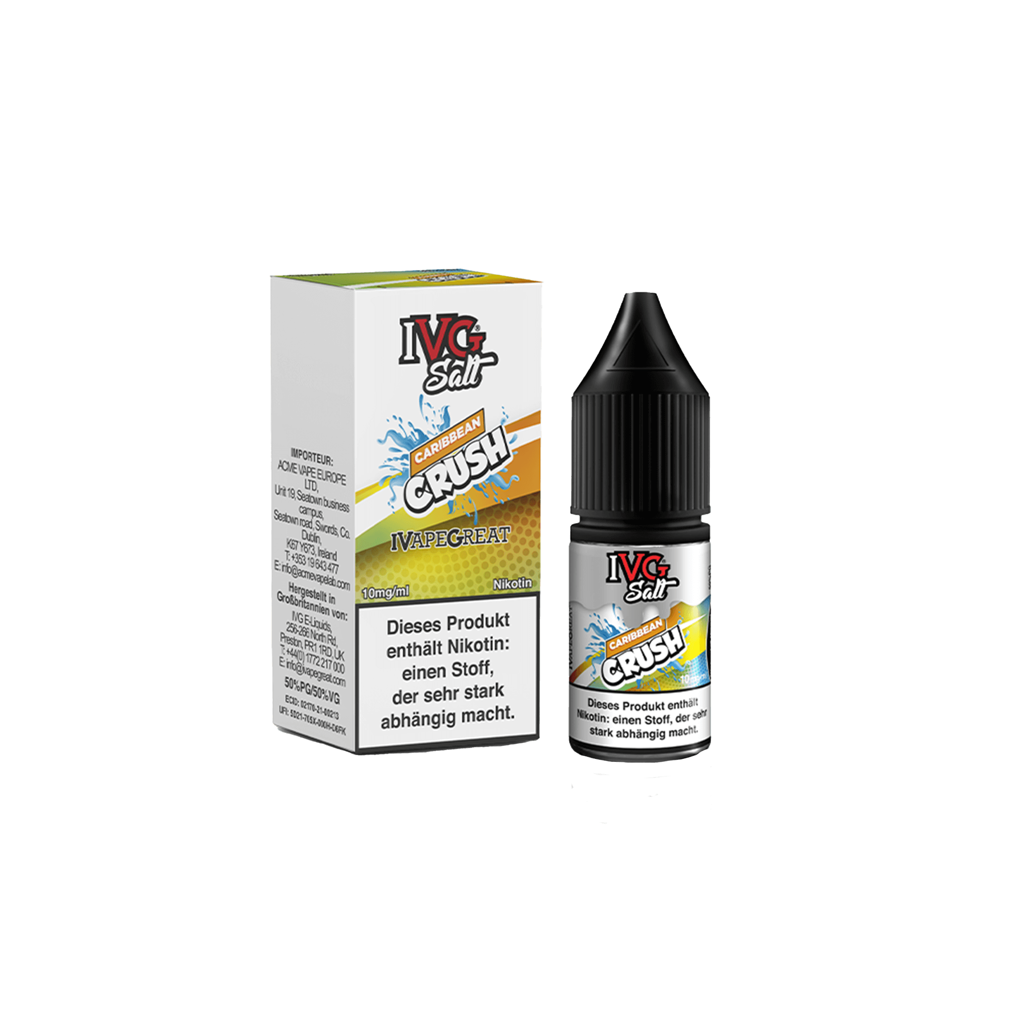 IVG Caribbean Crush 10 ml NicSalt Liquid IVG Caribbean Crush 10 ml NicSalt Liquid
