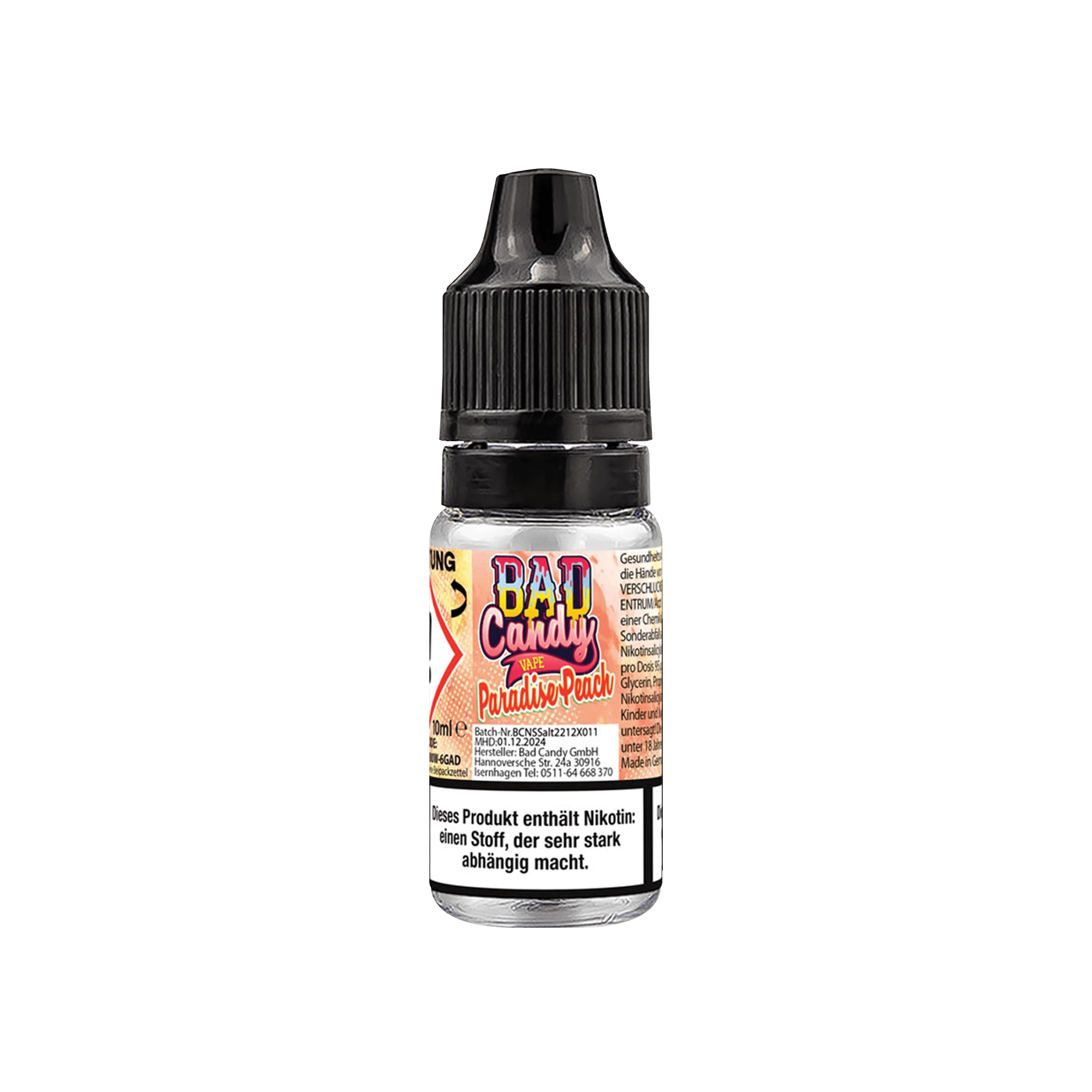 Bad Candy Paradise Peach 10 ml NicSalt Liquid 10 mg Bad Candy Paradise Peach 10 ml NicSalt Liquid 10 mg