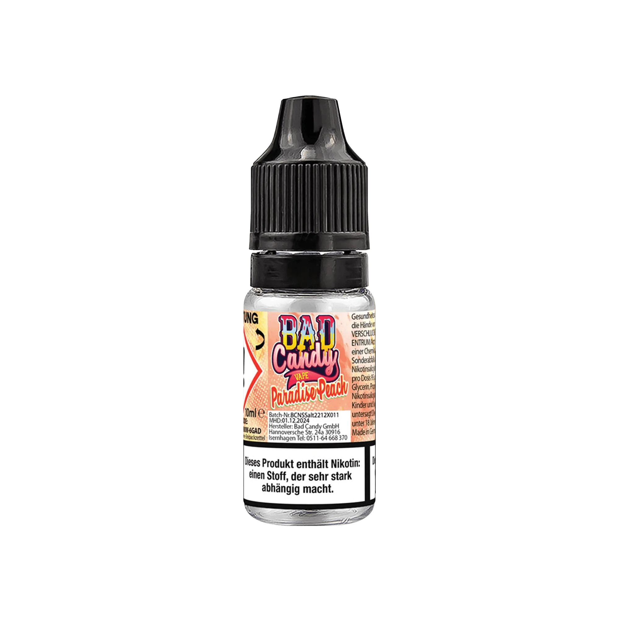 Bad Candy Paradise Peach 10 ml NicSalt Liquid 10 mg