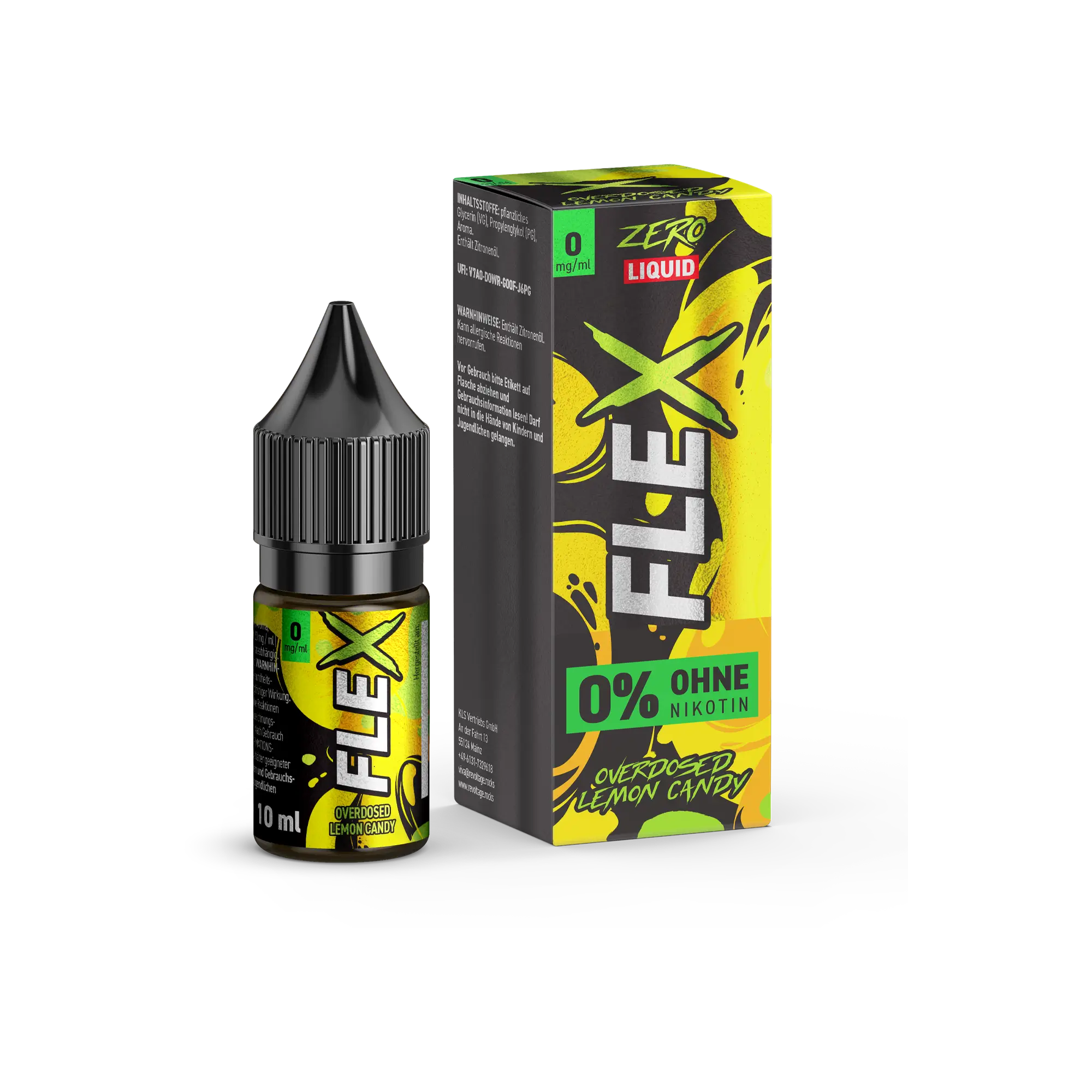 Revoltage Flex Overdosed Lemon Candy 10 ml Nikotinsalz Liquid Revoltage Flex Overdosed Lemon Candy 10 ml Nikotinsalz Liquid
