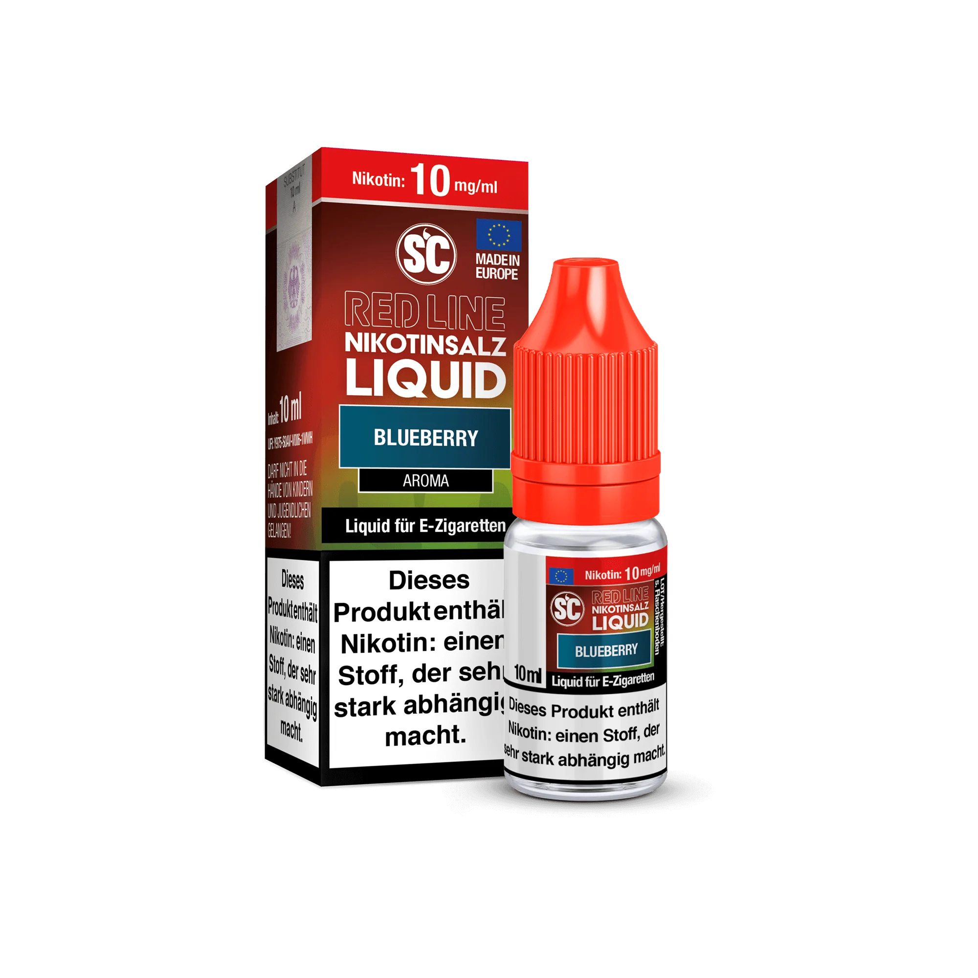 SC Red Line Blueberry 10 ml Nikotinsalz Liquid
