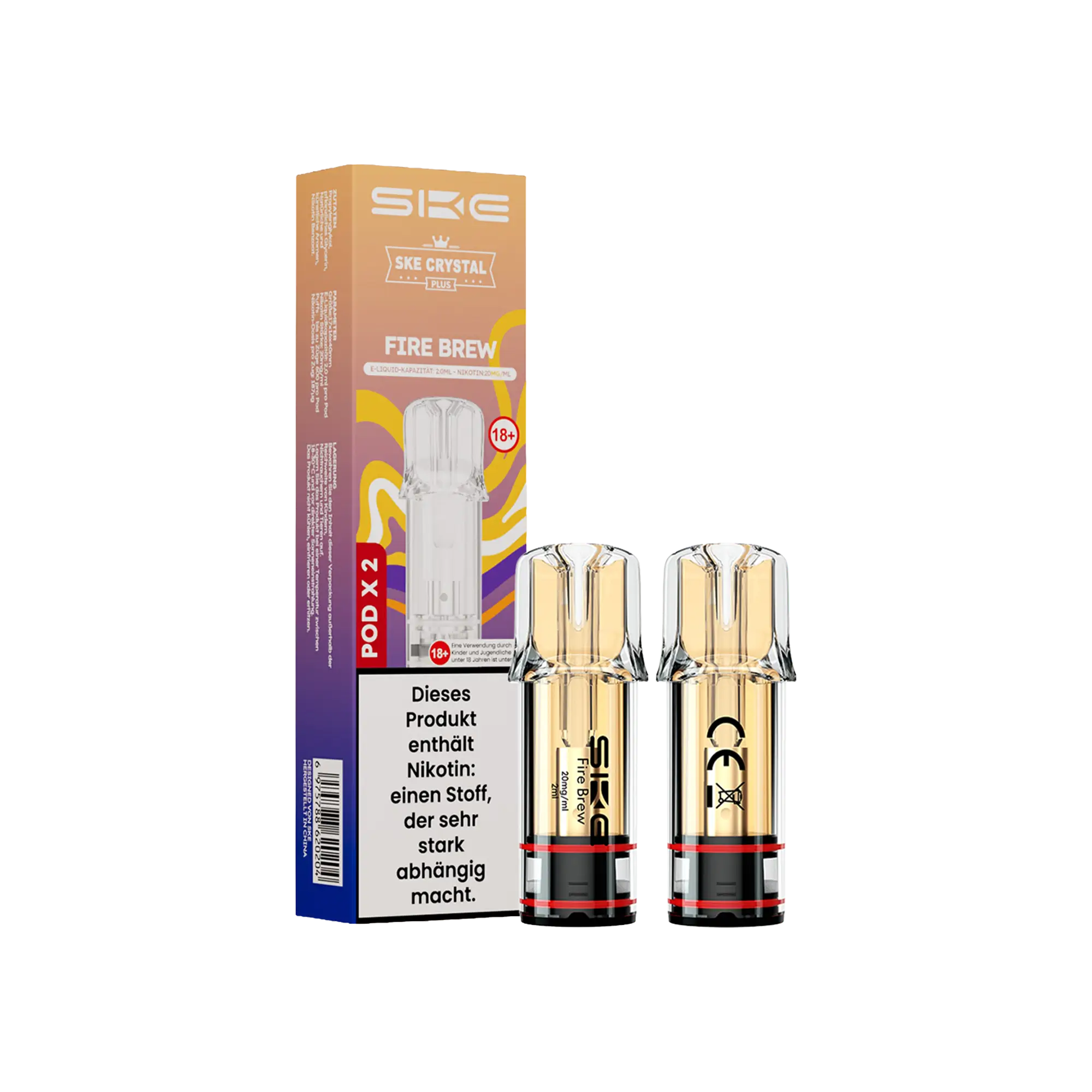 SKE Crystal Plus Pods Fire Brew 20 mg