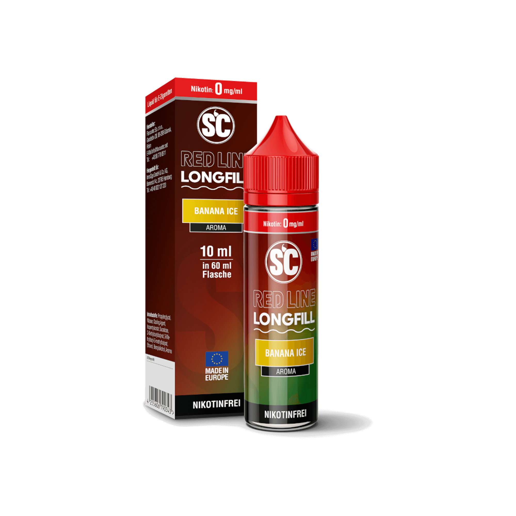 SC Red Line Banana Ice 10 ml Longfill Aroma SC Red Line Banana Ice 10 ml Longfill Aroma