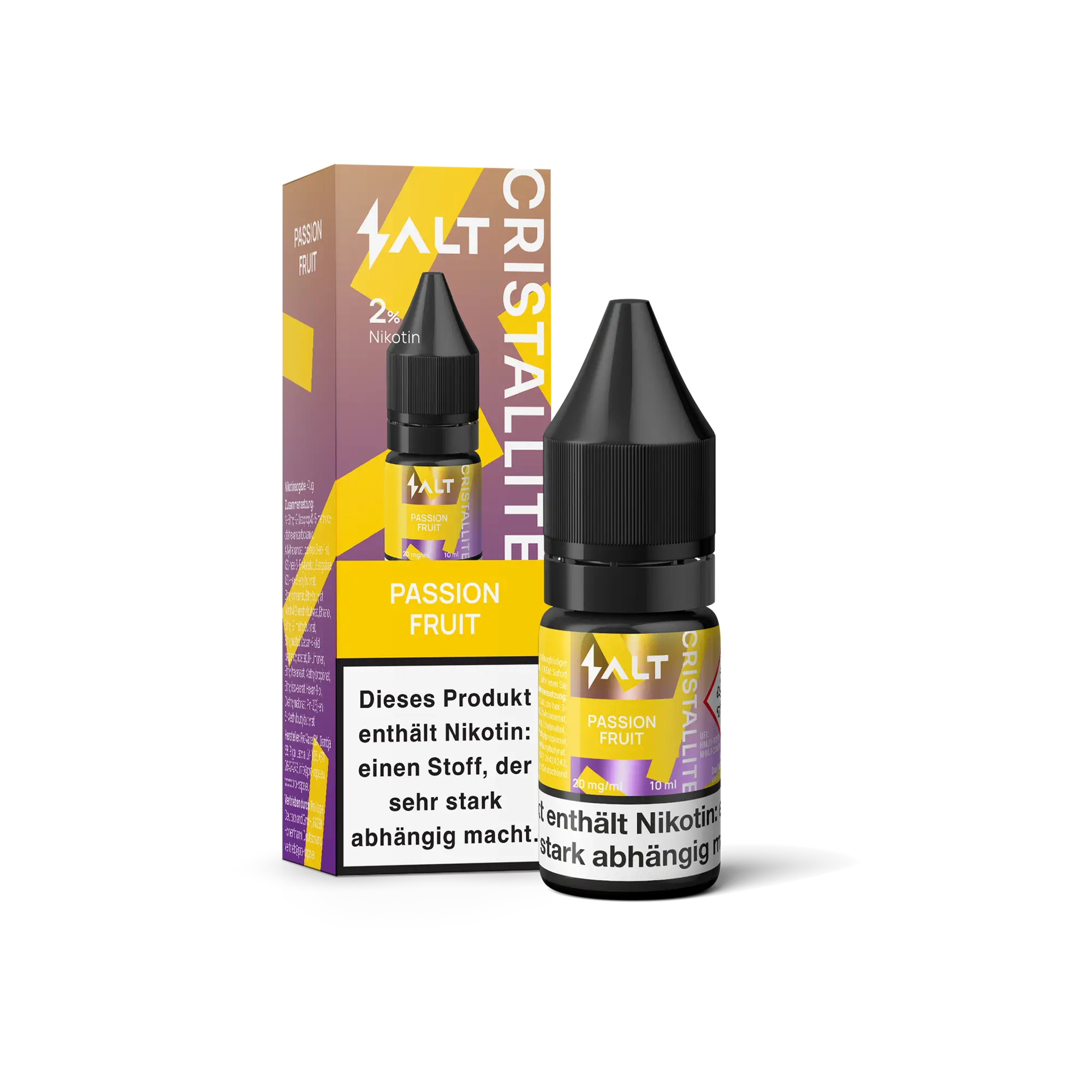 CRISTALLITE Passionfruit 10 ml Nikotinsalz Liquid