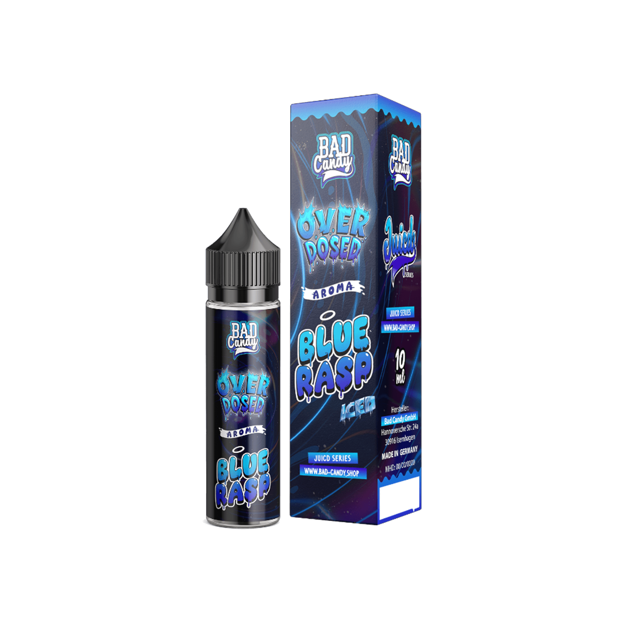 Bad Candy Juicd Overdosed Blue Rasp 10 ml Aroma Bad Candy Juicd Overdosed Blue Rasp 10 ml Aroma