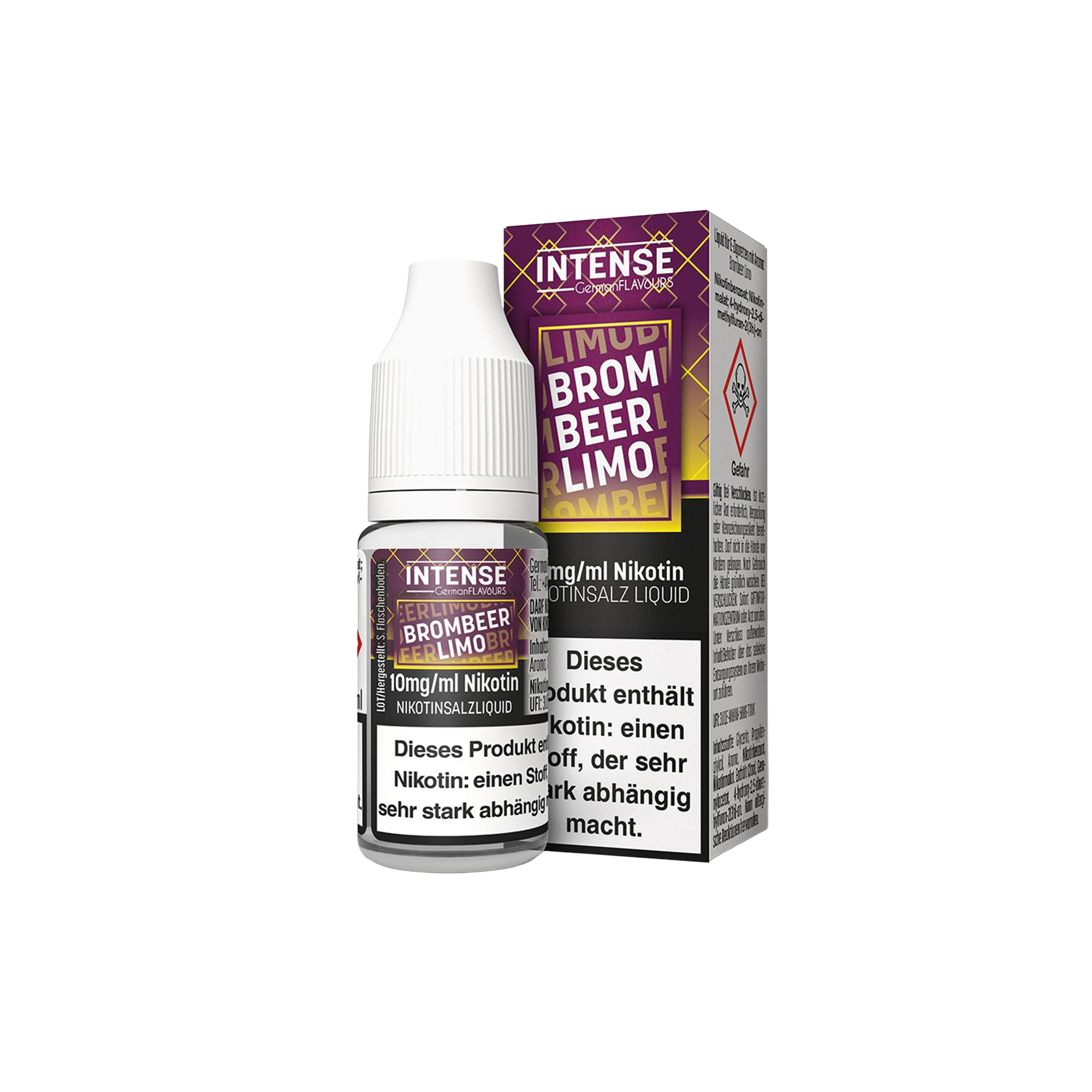 Intense Brombeer Limo 10 ml Nikotinsalz Liquid Intense Brombeer Limo 10 ml Nikotinsalz Liquid