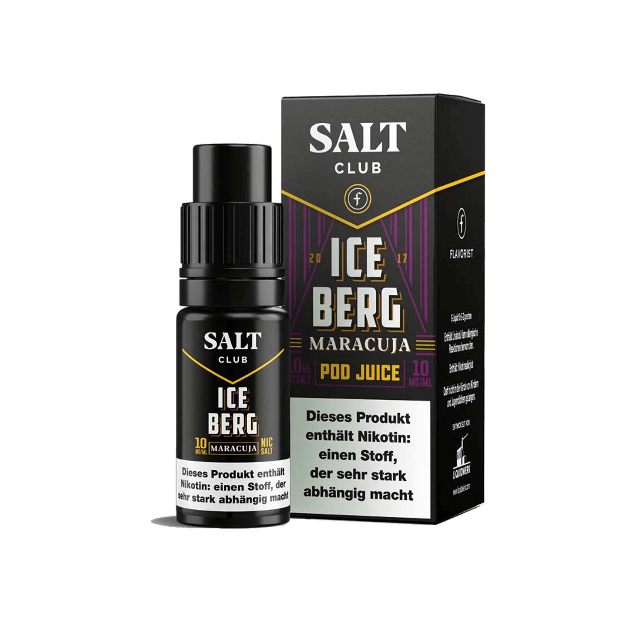 Flavorist Salt Club Iceberg Maracuja 10 ml Liquid