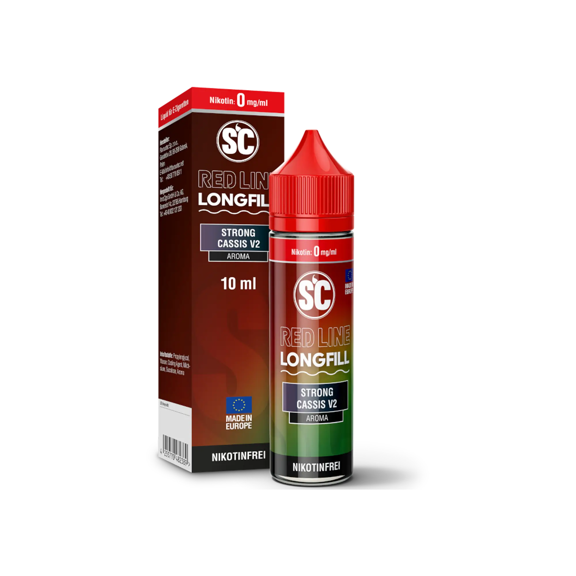 SC Red Line Strong Cassis V2 10 ml Longfill Aroma