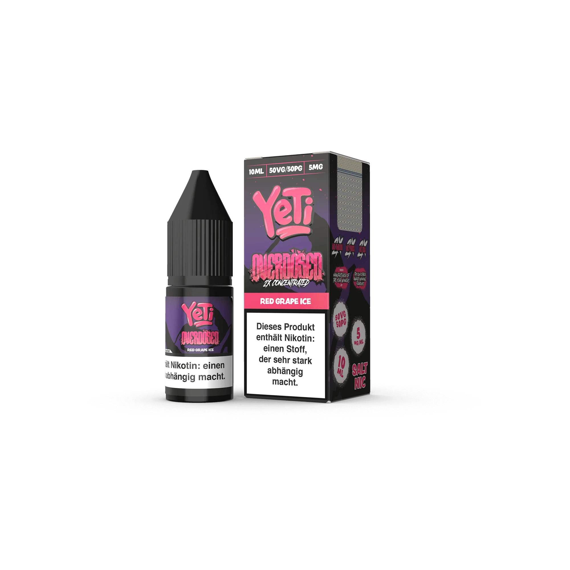 Yeti Red Grape Ice 10 ml Nikotinsalz Liquid