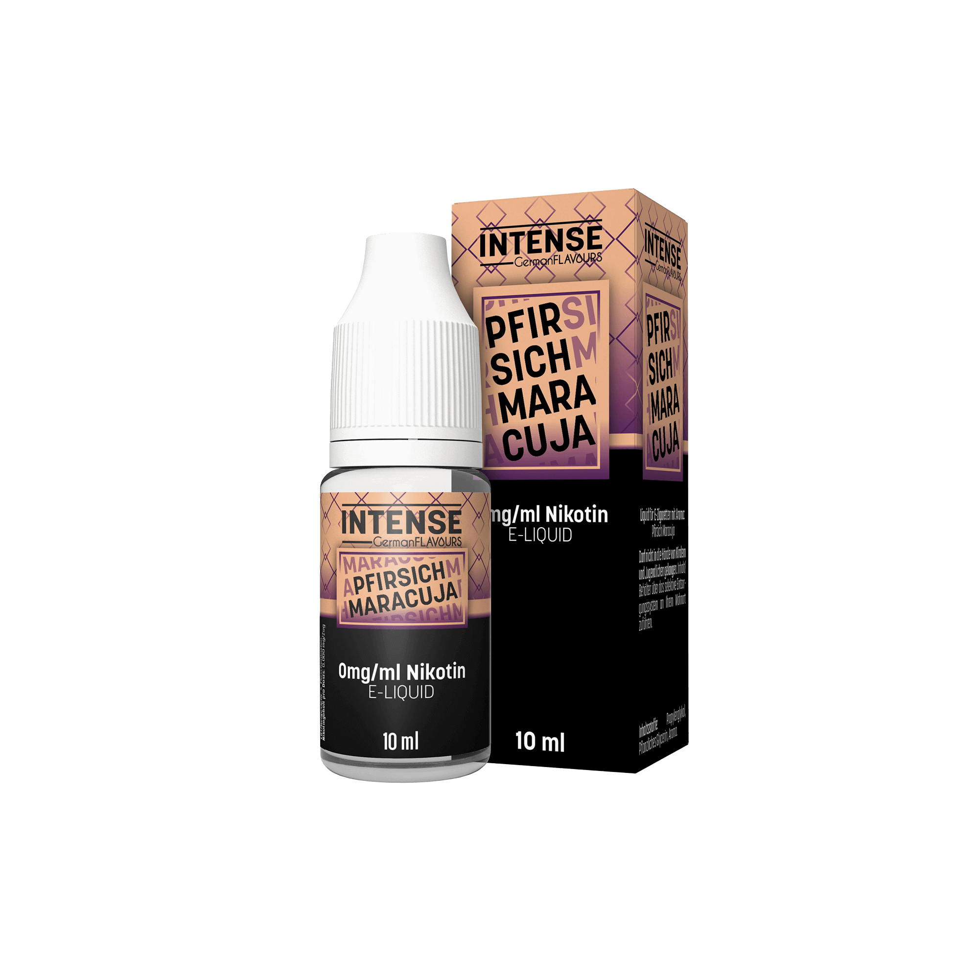 Intense Pfirsich Maracuja 10 ml Nikotinsalz Liquid Intense Pfirsich Maracuja 10 ml Nikotinsalz Liquid