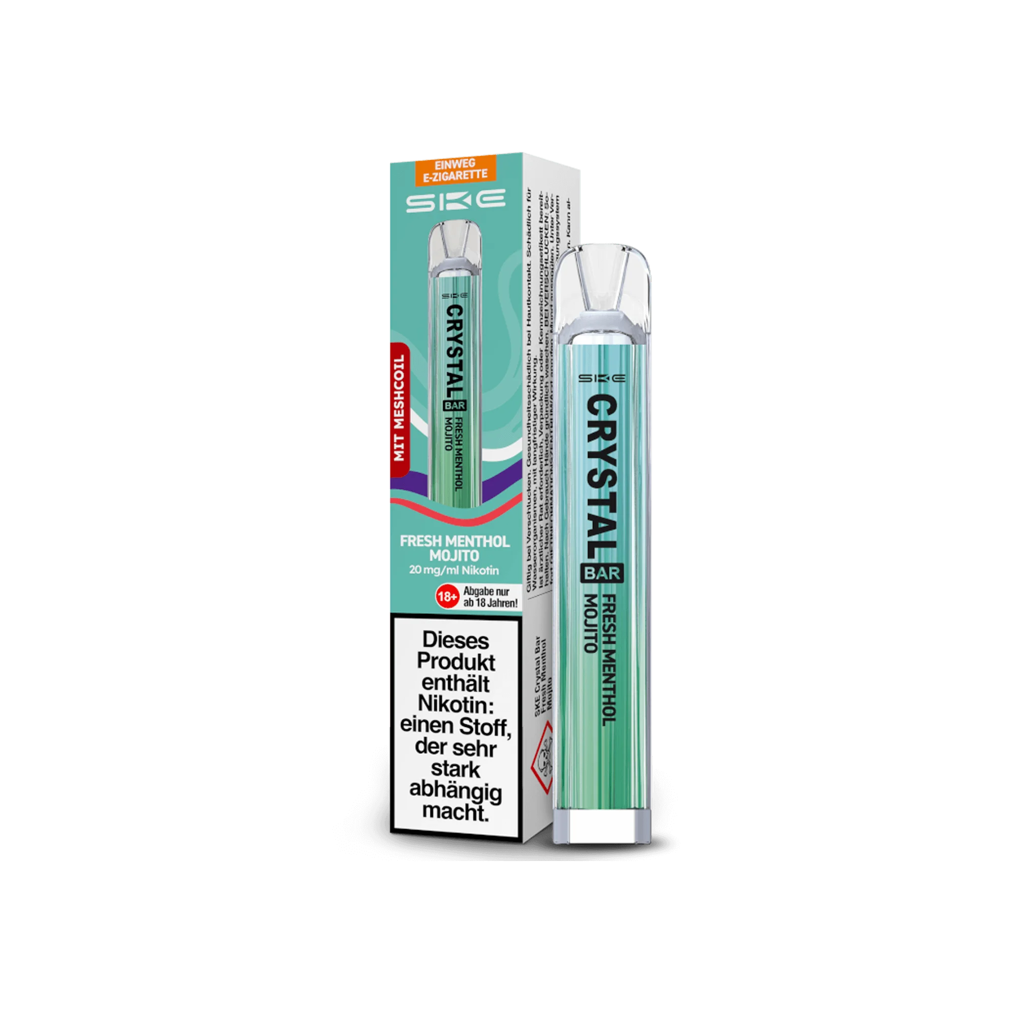 SKE Crystal Bar Fresh Menthol Mojito 20 mg Einweg E-Zigarette
