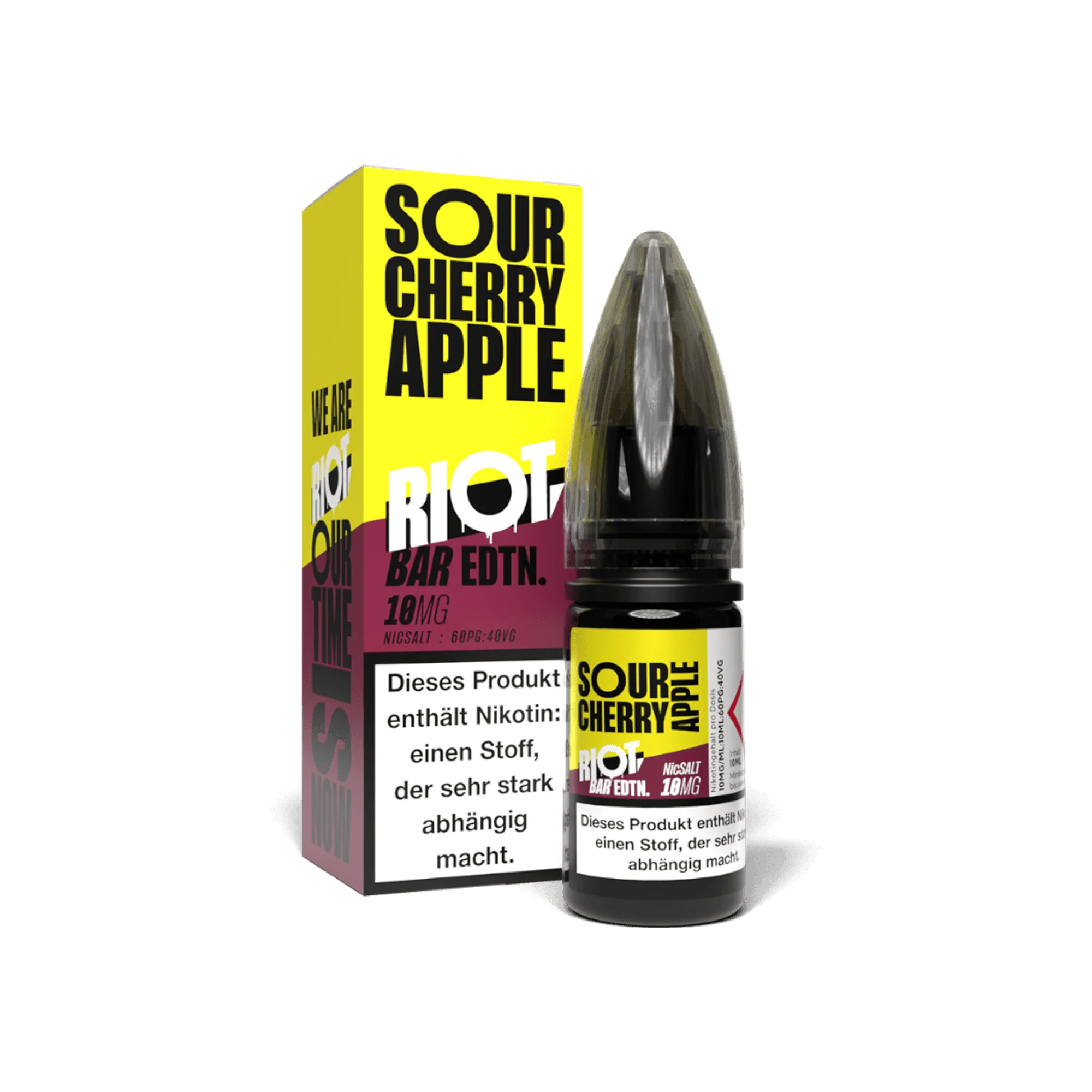 Riot Squad Bar Edtn Sour Cherry Apple 10 ml NicSalt Liquid