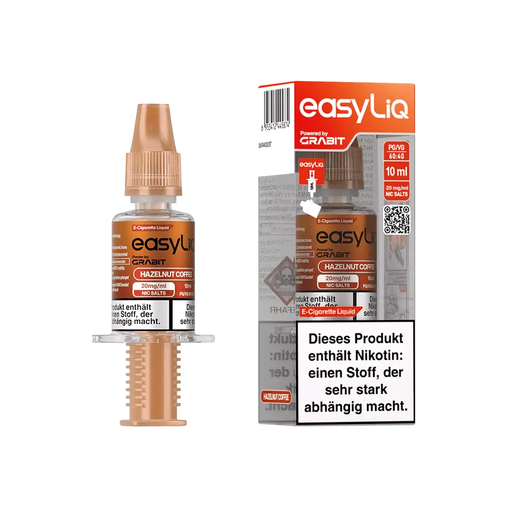 Grabit easyLiq Hazelnut Coffee 10 ml Nikotinsalz Liquid