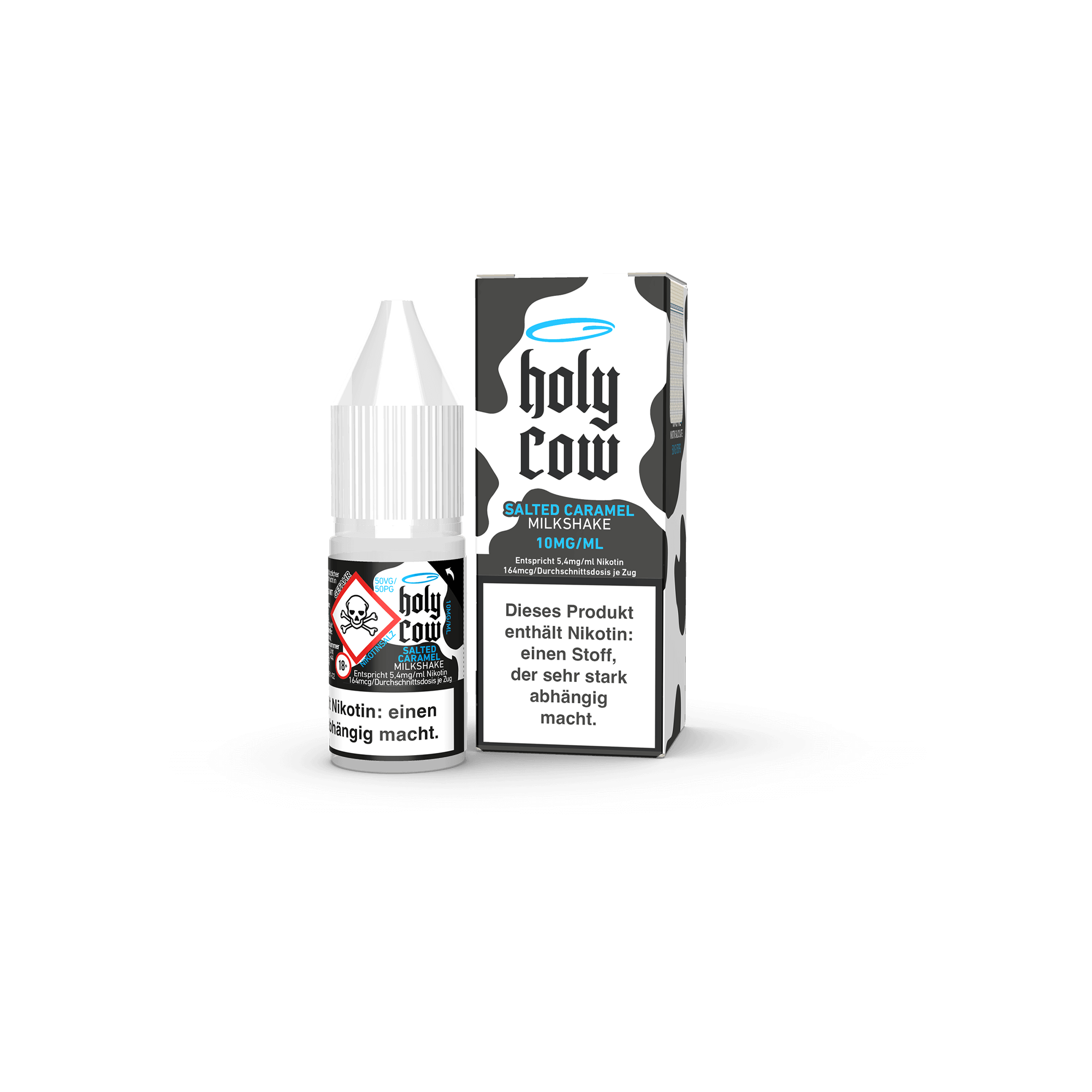 Holy Cow Salted Caramel Milkshake 10 ml NicSalt Liquid Holy Cow Salted Caramel Milkshake 10 ml NicSalt Liquid