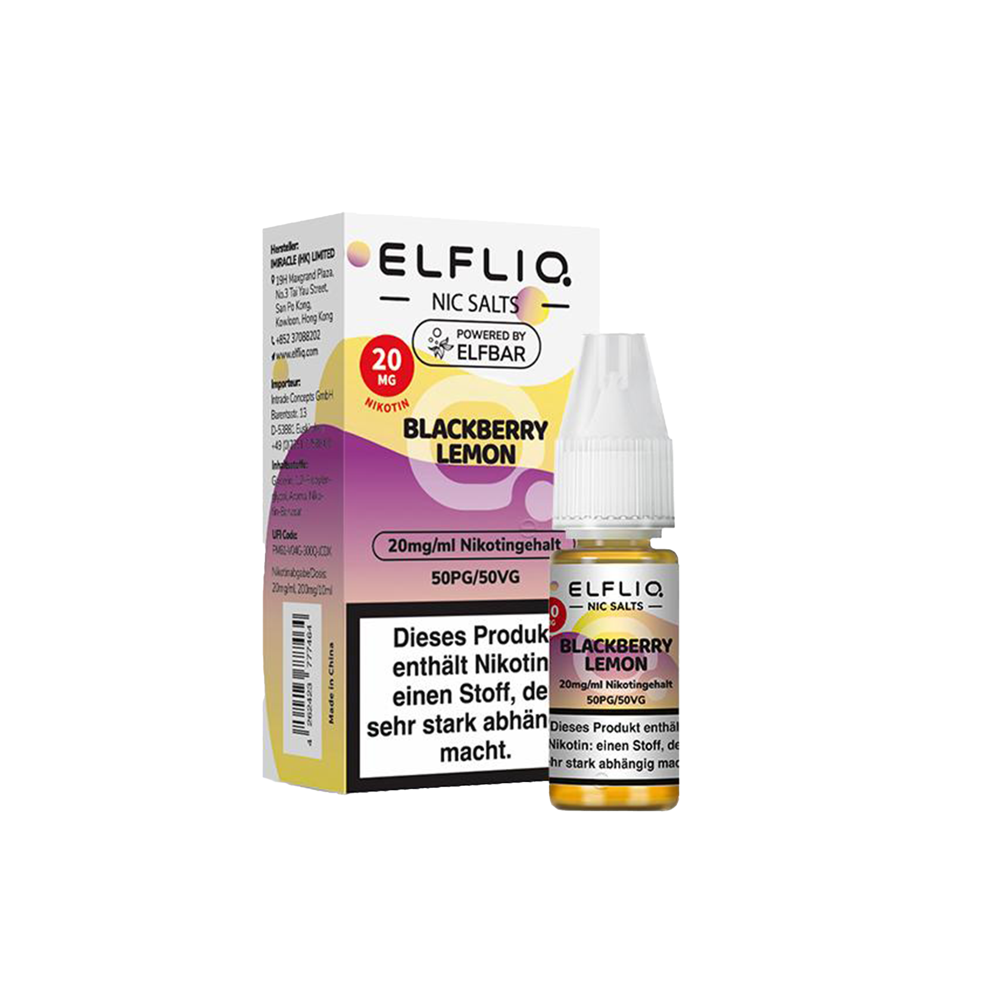 ELFLIQ Blackberry Lemon 10 ml Liquid