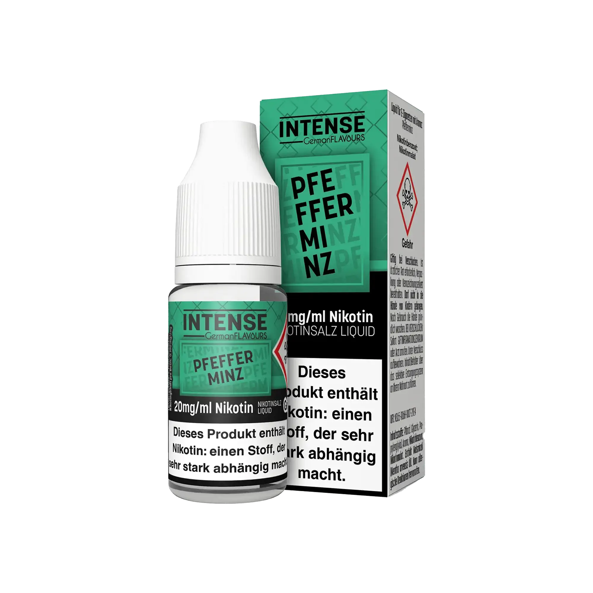 Intense Pfefferminz 10 ml Nikotinsalz Liquid - 20 mg