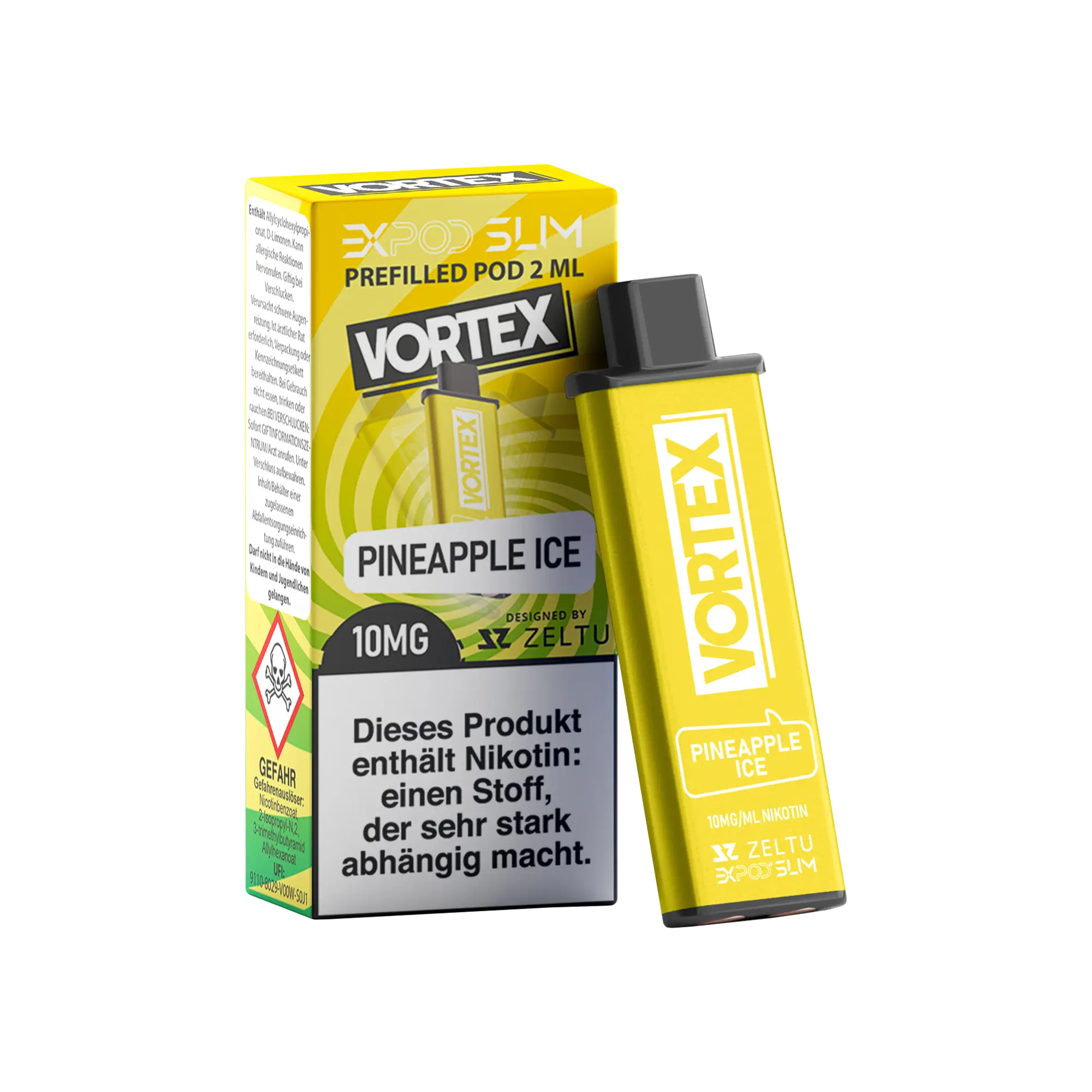 Exvape Expod Slim Vortex Pineapple Ice 2 ml Prefilled Pod