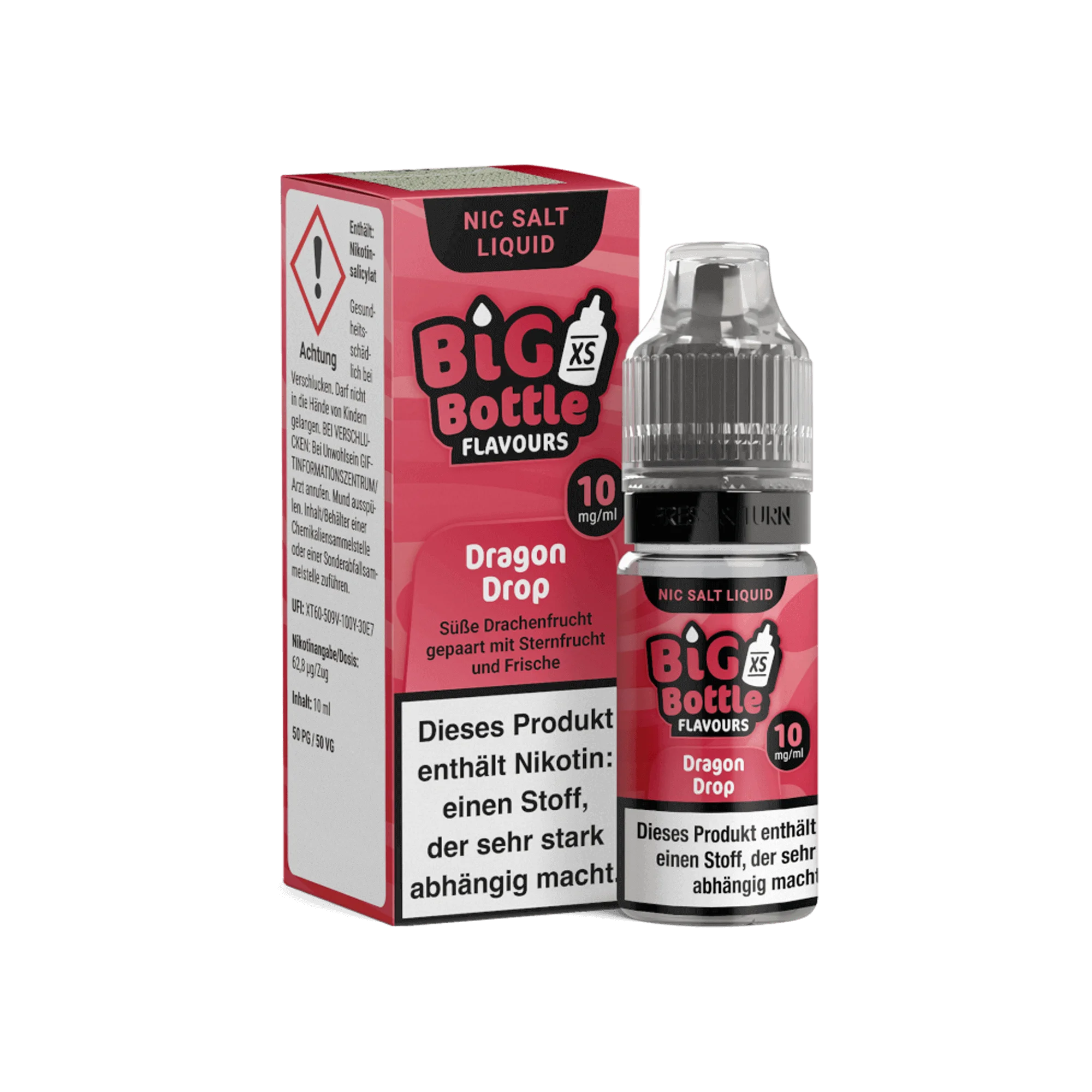 Big Bottle Dragon Drop 10 ml NicSalt Liquid