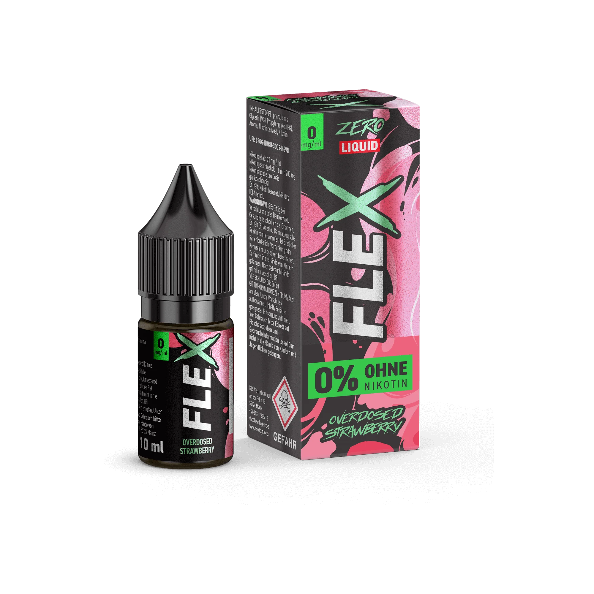 Revoltage Flex Overdosed Strawberry 10 ml Nikotinsalz Liquid