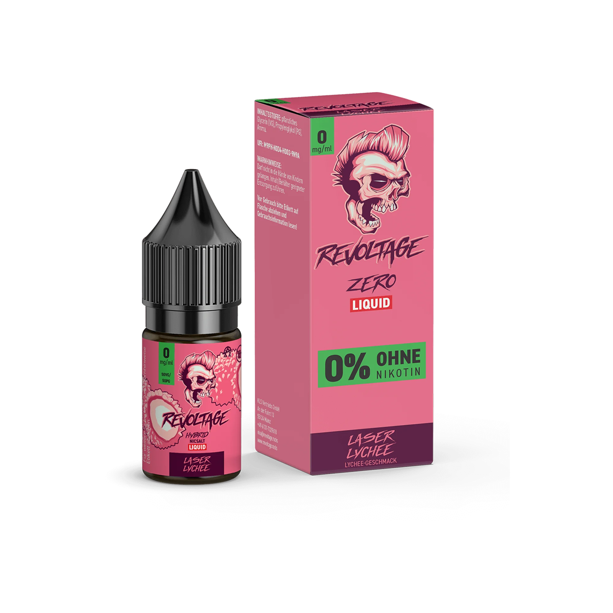 Revoltage Laser Lychee 10 ml Hybrid NicSalt Liquid