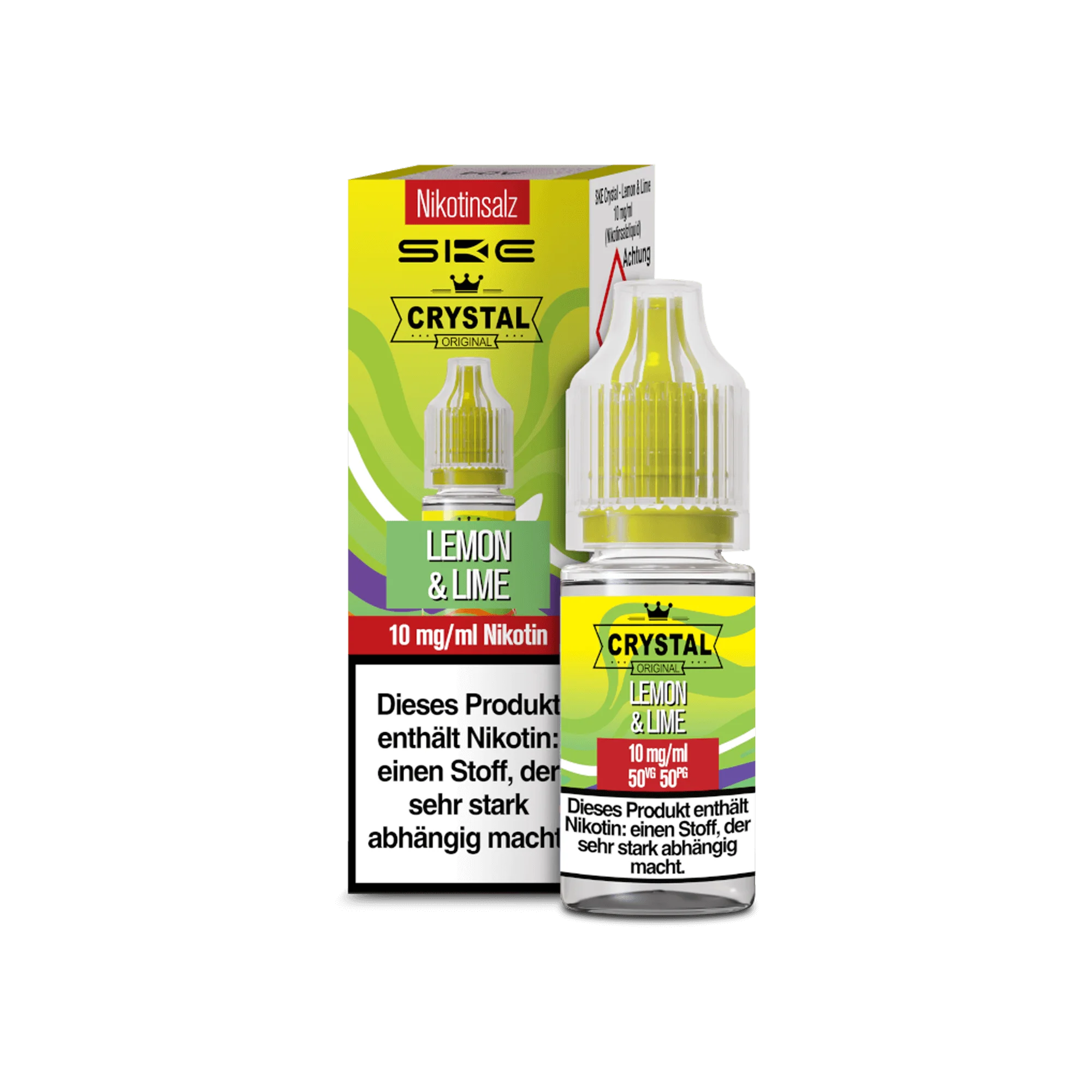 SKE Crystal Lemon & Lime 10 ml Nikotinsalz Liquid