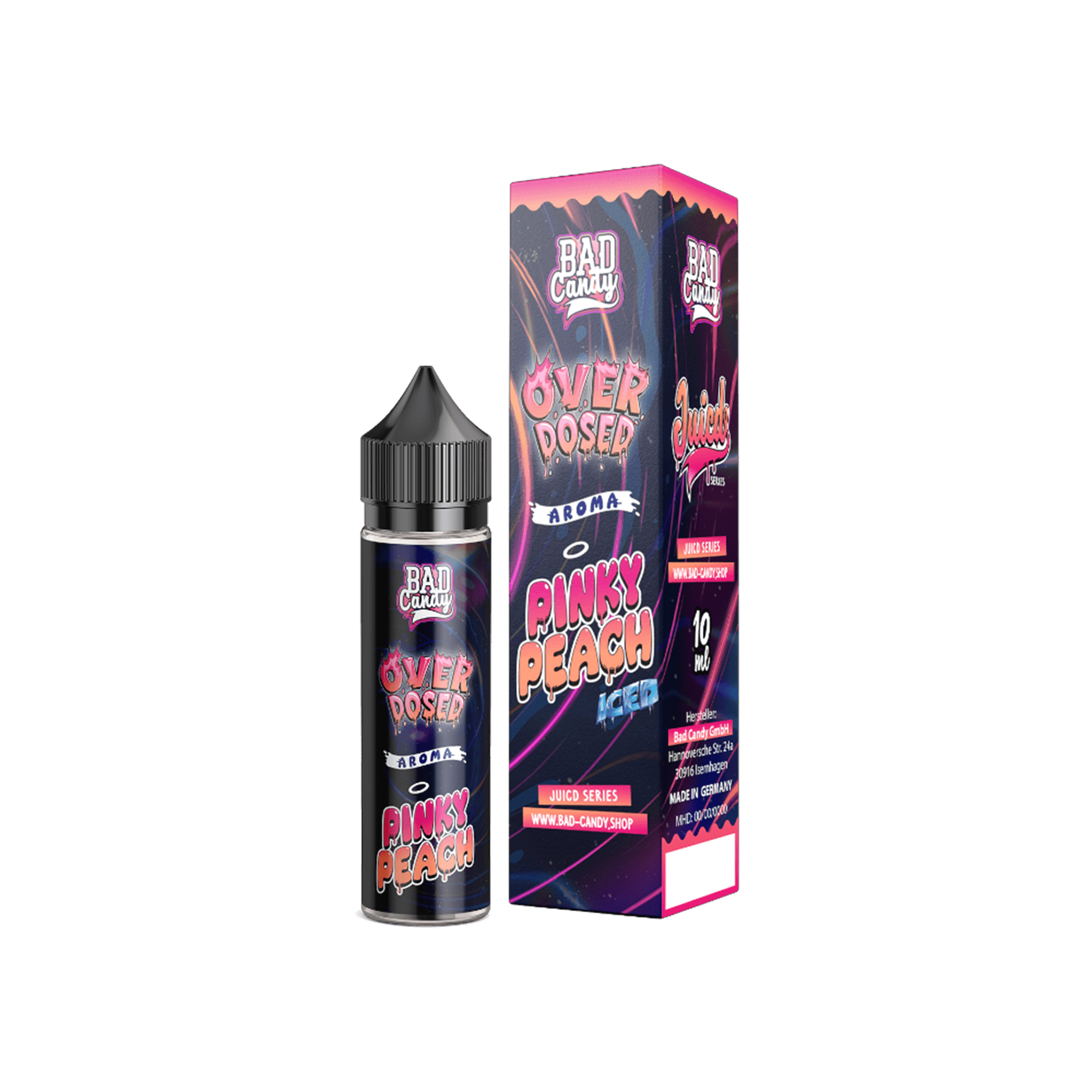 Bad Candy Juicd Overdosed Pinky Peach 10 ml Aroma Bad Candy Juicd Overdosed Pinky Peach 10 ml Aroma