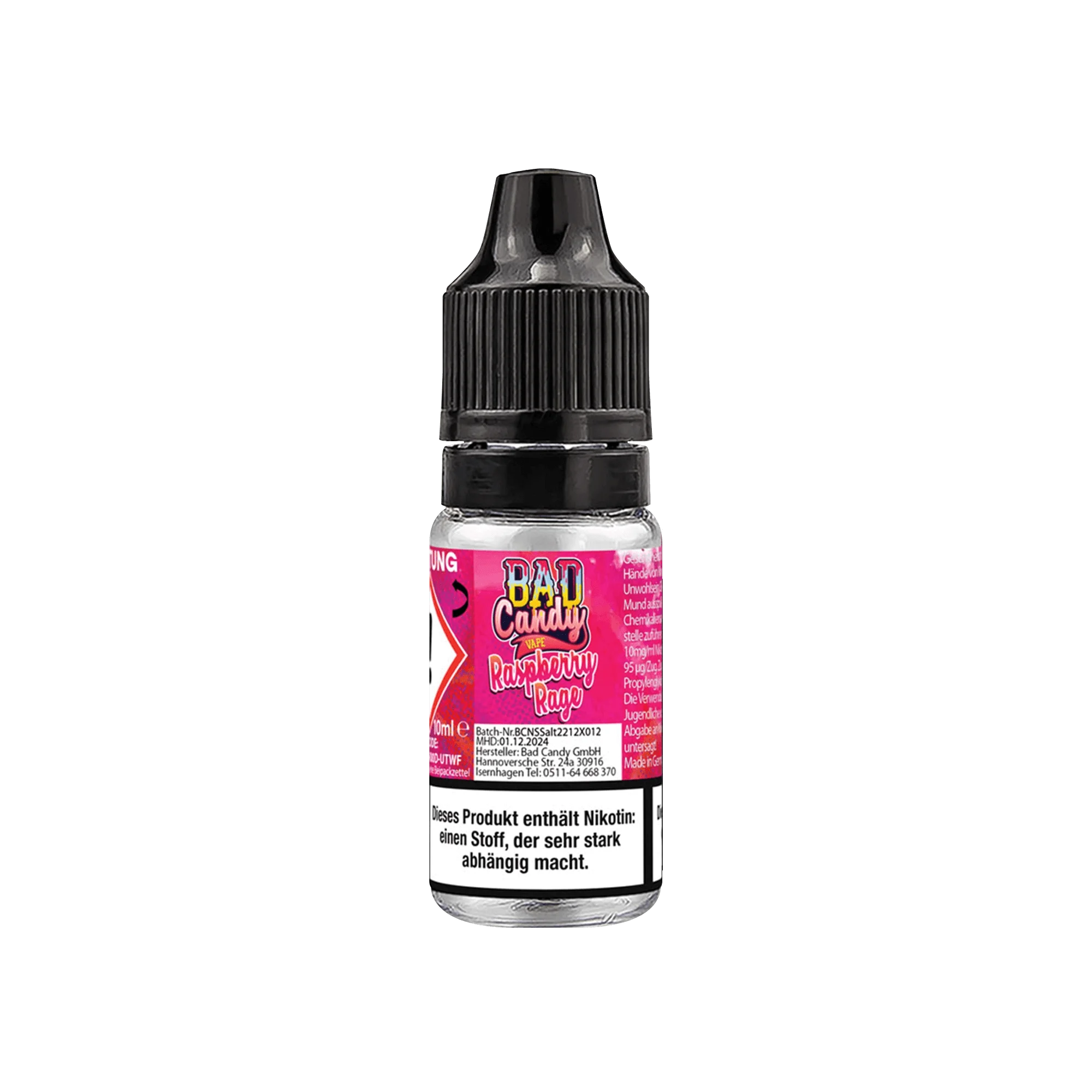 Bad Candy Raspberry Rage 10 ml NicSalt Liquid 10 mg