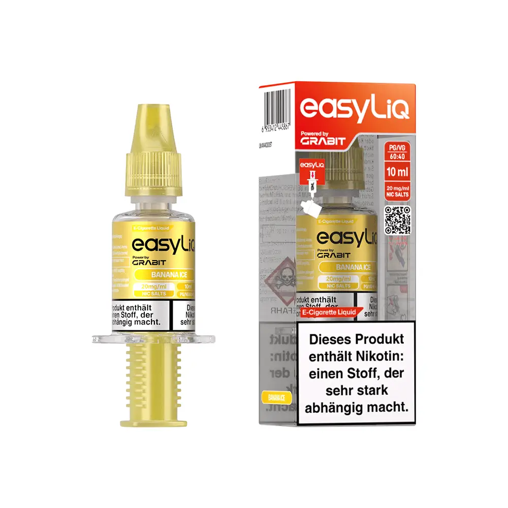 Grabit easyLiq Banana Ice 10 ml Nikotinsalz Liquid