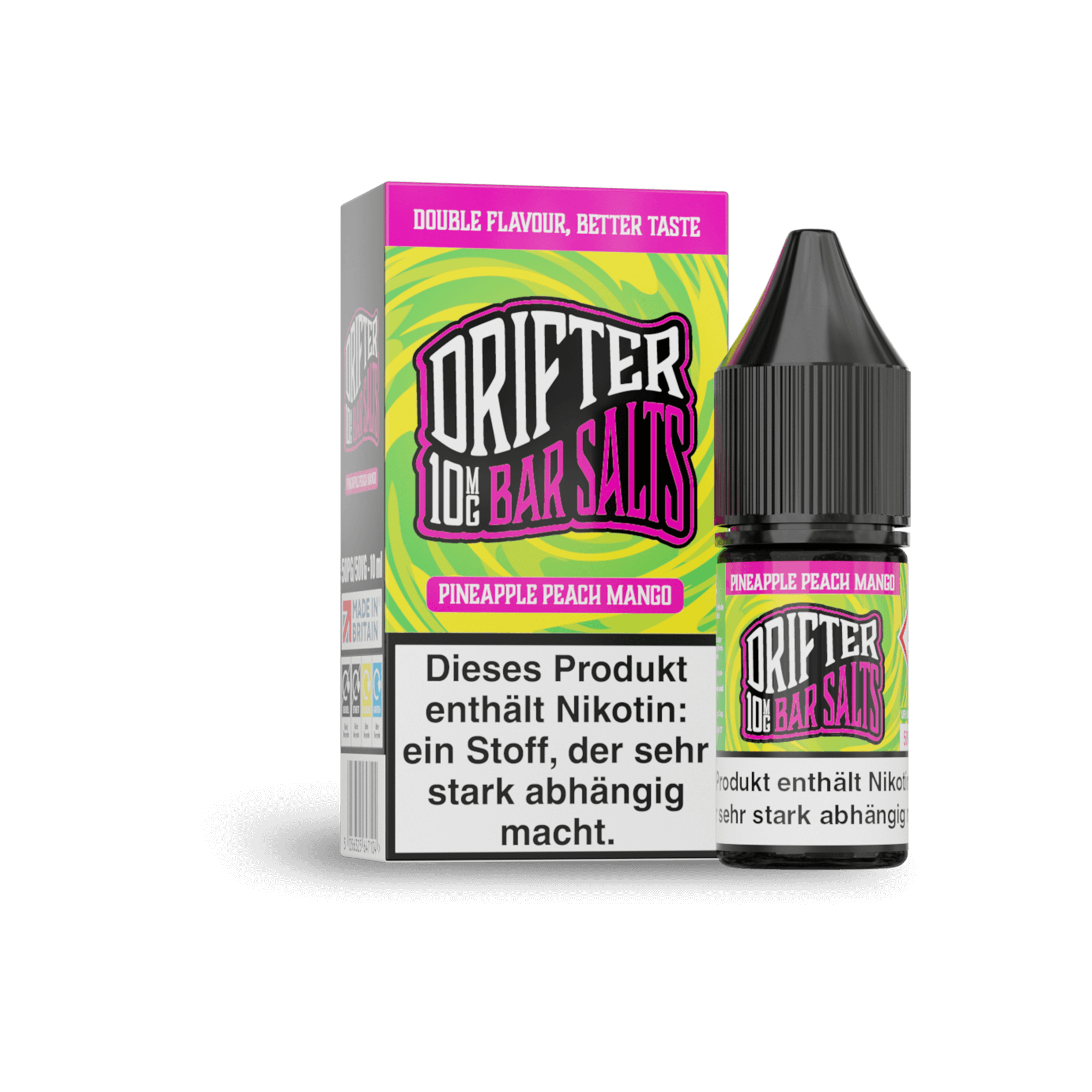 Drifter Bar Salts Pineapple Peach Mango 10 ml Nikotinsalz Liquid