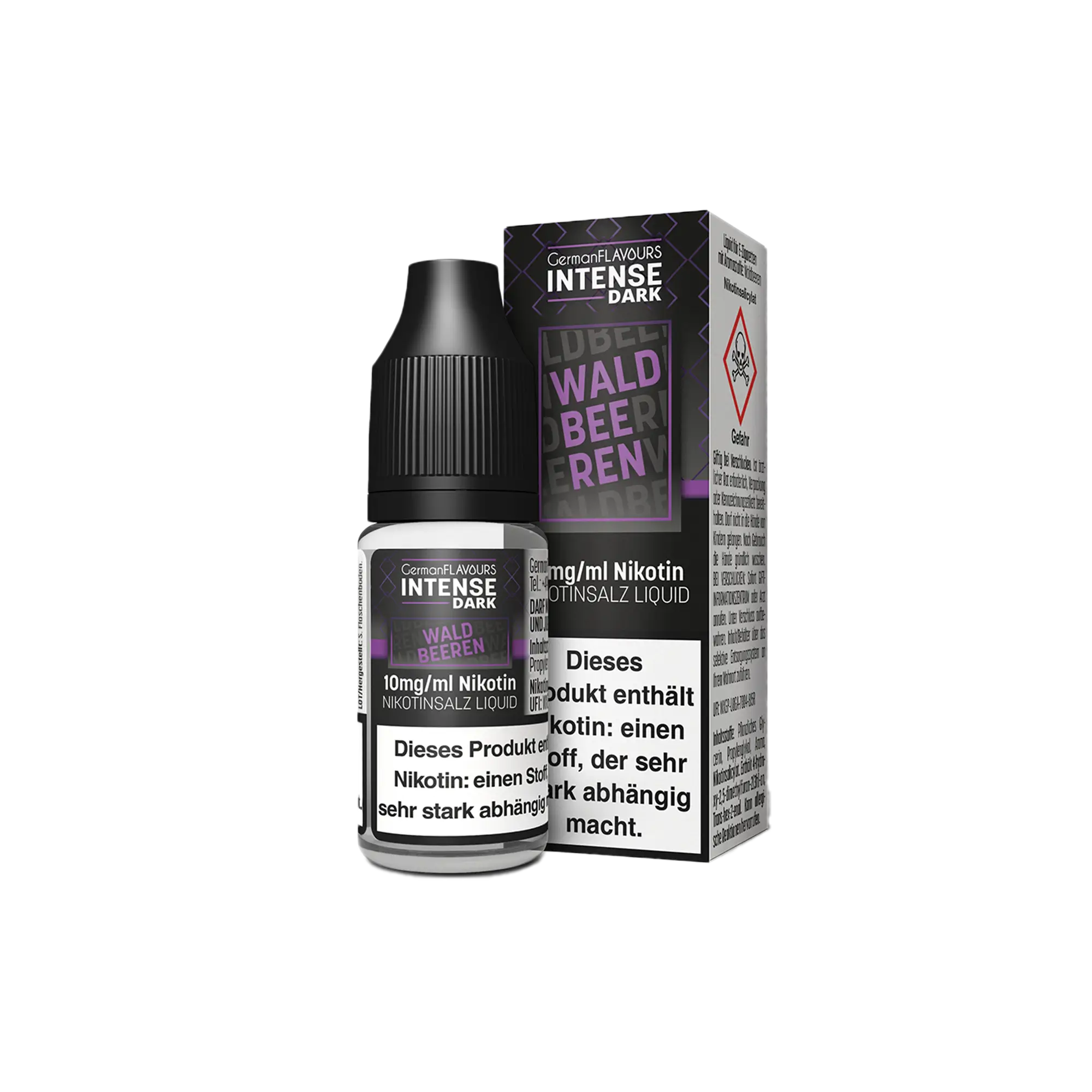 Intense Dark Waldbeeren 10 ml Nikotinsalz Liquid Intense Dark Waldbeeren 10 ml Nikotinsalz Liquid