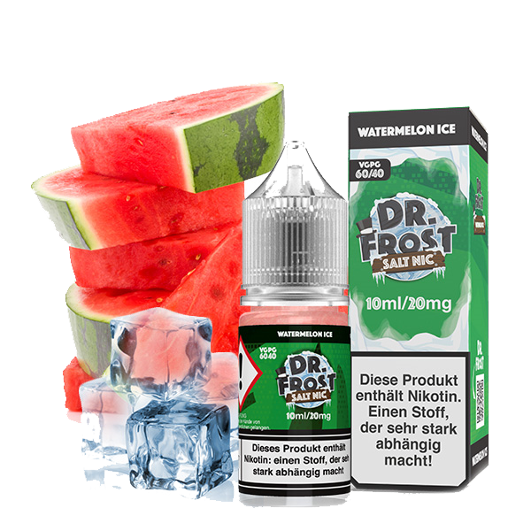 Dr. Frost Nikotinsalz 10ml Liquid - Watermelon Ice 20mg/ml