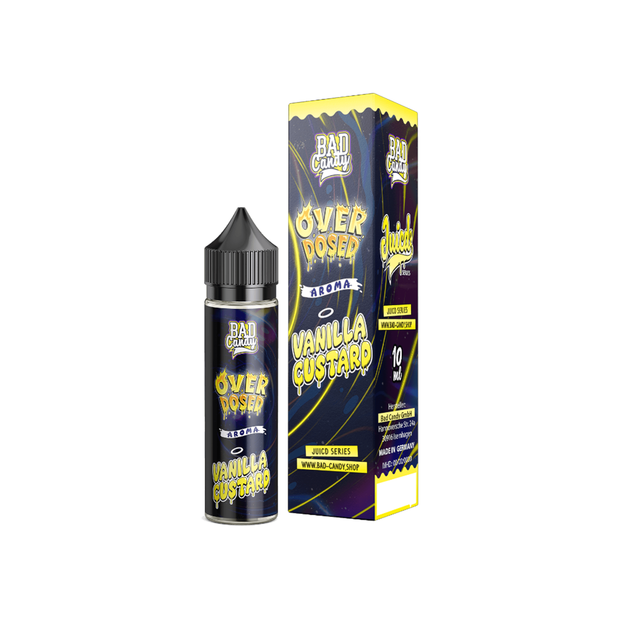 Bad Candy Juicd Overdosed Vanilla Custard 10 ml Aroma Bad Candy Juicd Overdosed Vanilla Custard 10 ml Aroma