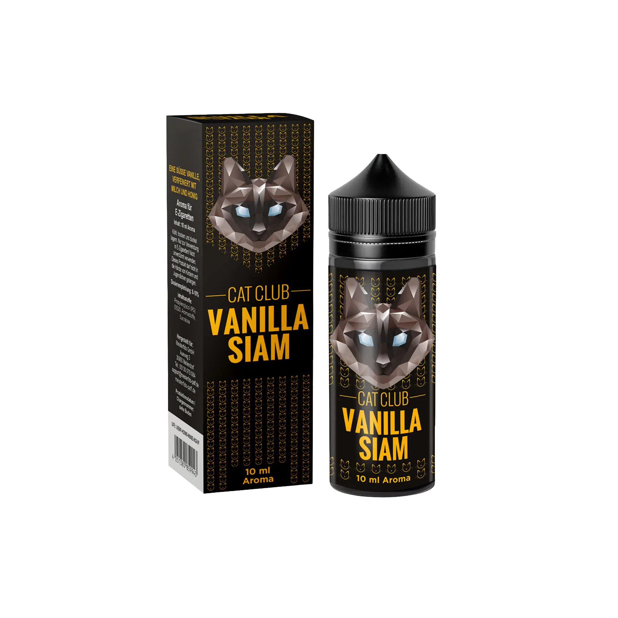 Cat Club Vanilla Siam 10 ml Longfill Aroma