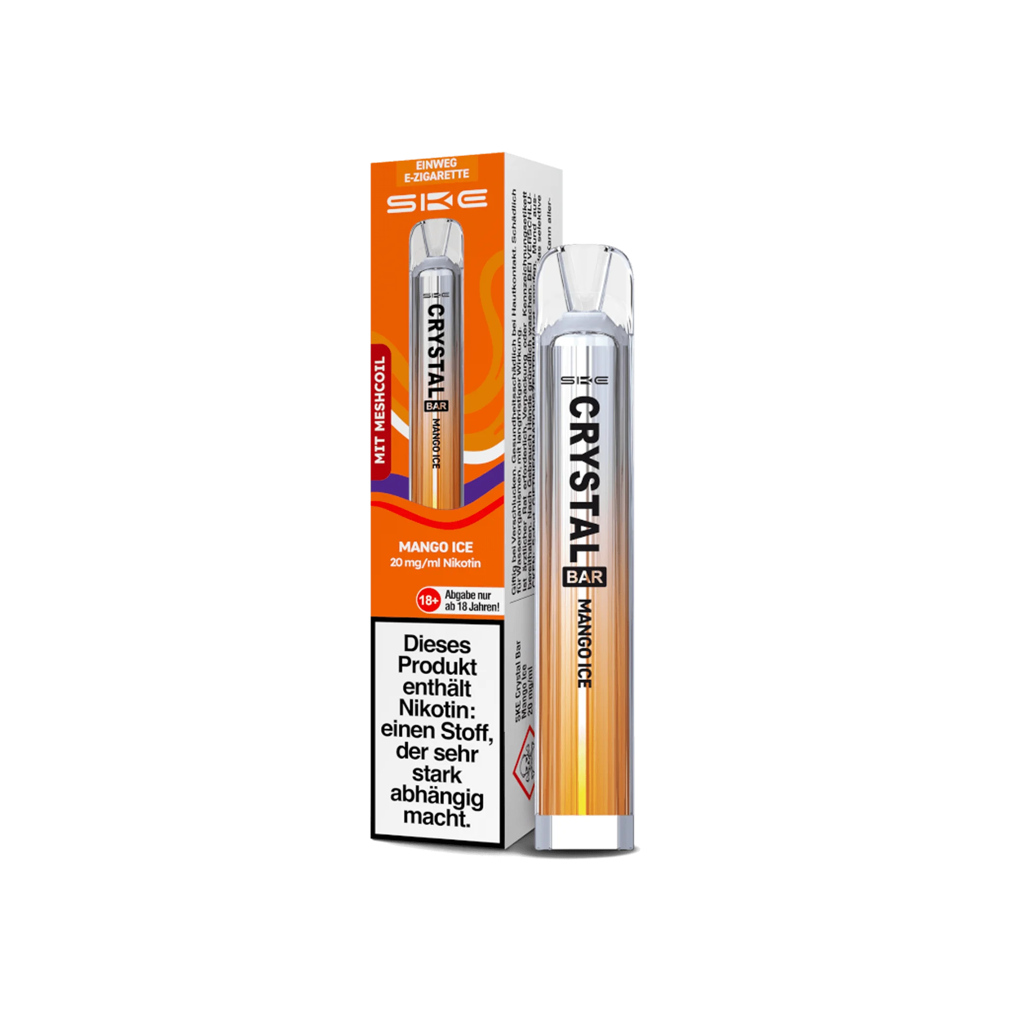 SKE Crystal Bar Mango Ice 20 mg Einweg E-Zigarette
