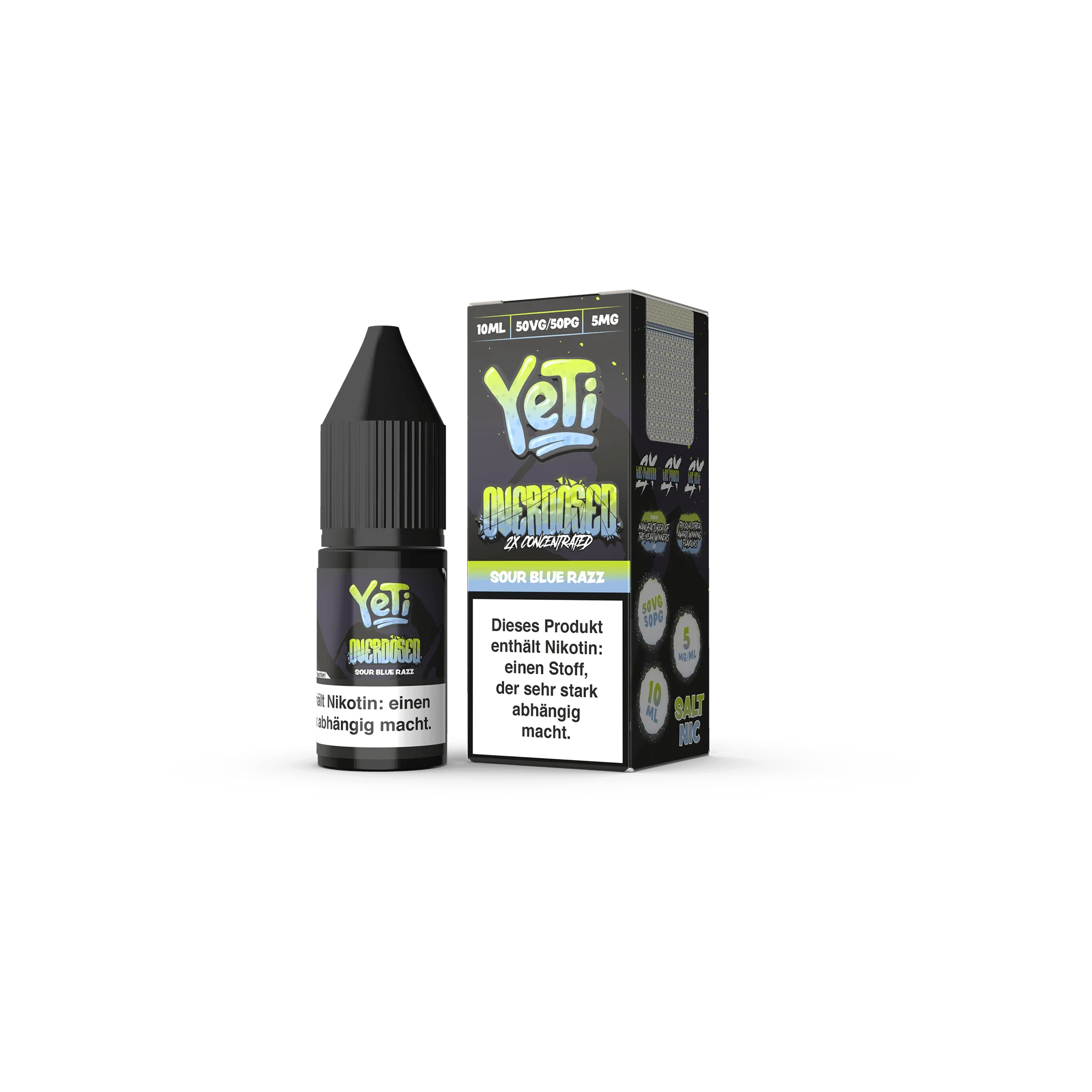 Yeti Sour Blue Razz 10 ml Nikotinsalz Liquid