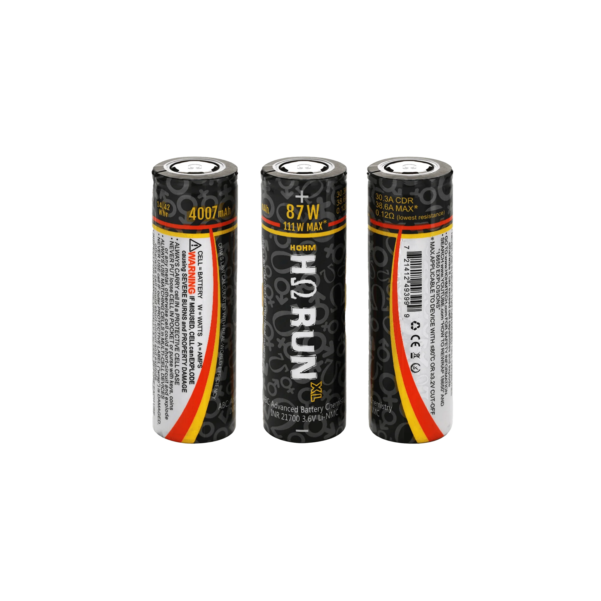 Hohmtech RunXL 21700 4007 mAh Li-Ion-Akku