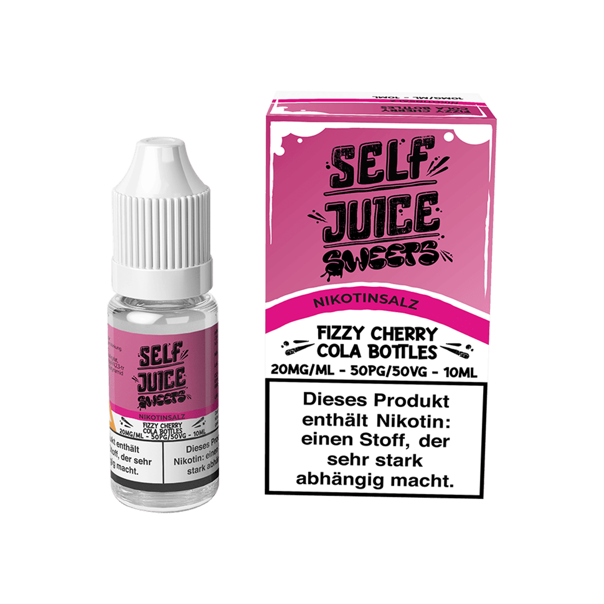 Self Juice Fizzy Cherry Cola Bottles 10 ml NicSalt Liquid