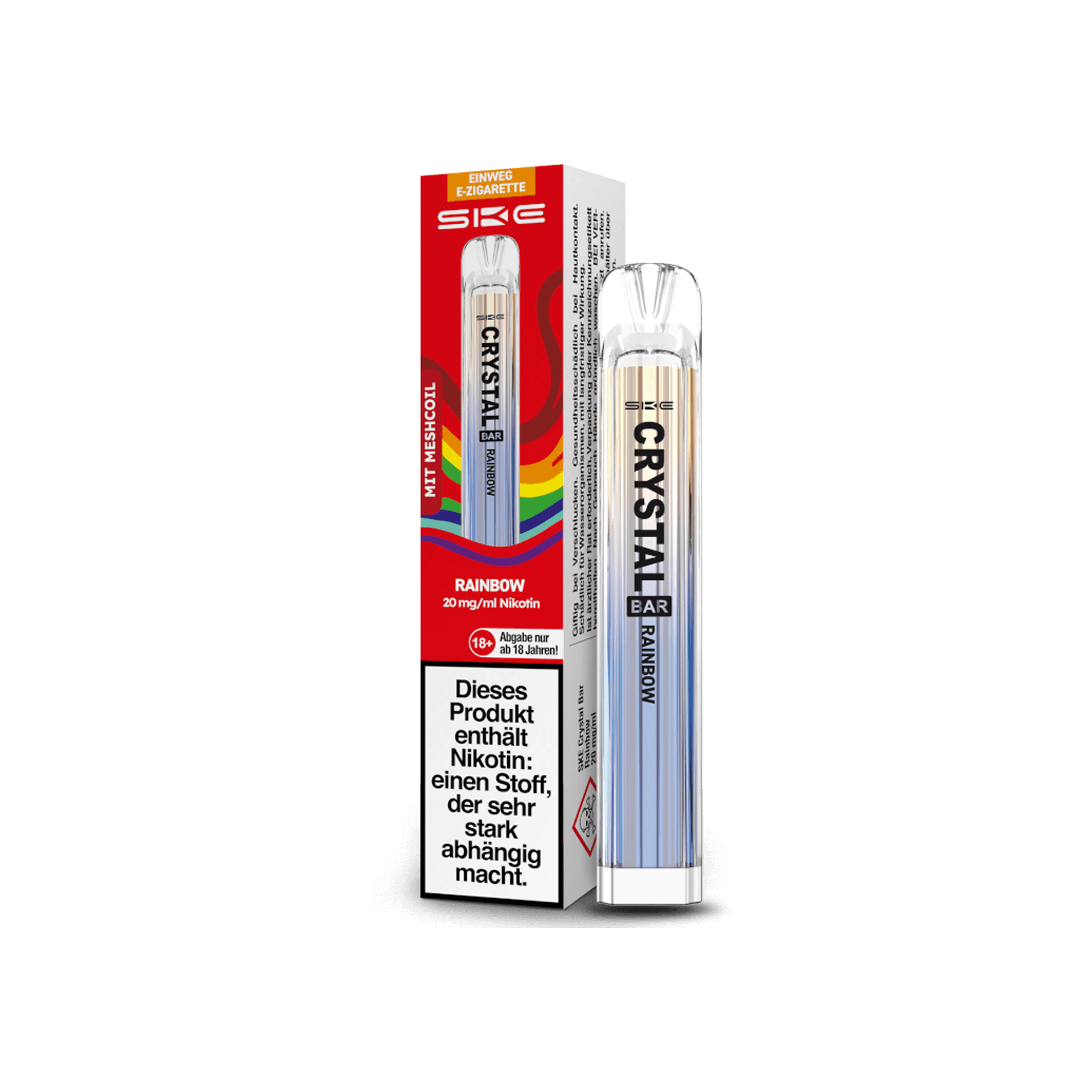 SKE Crystal Bar Rainbow 20 mg SKE Crystal Bar Rainbow 20 mg