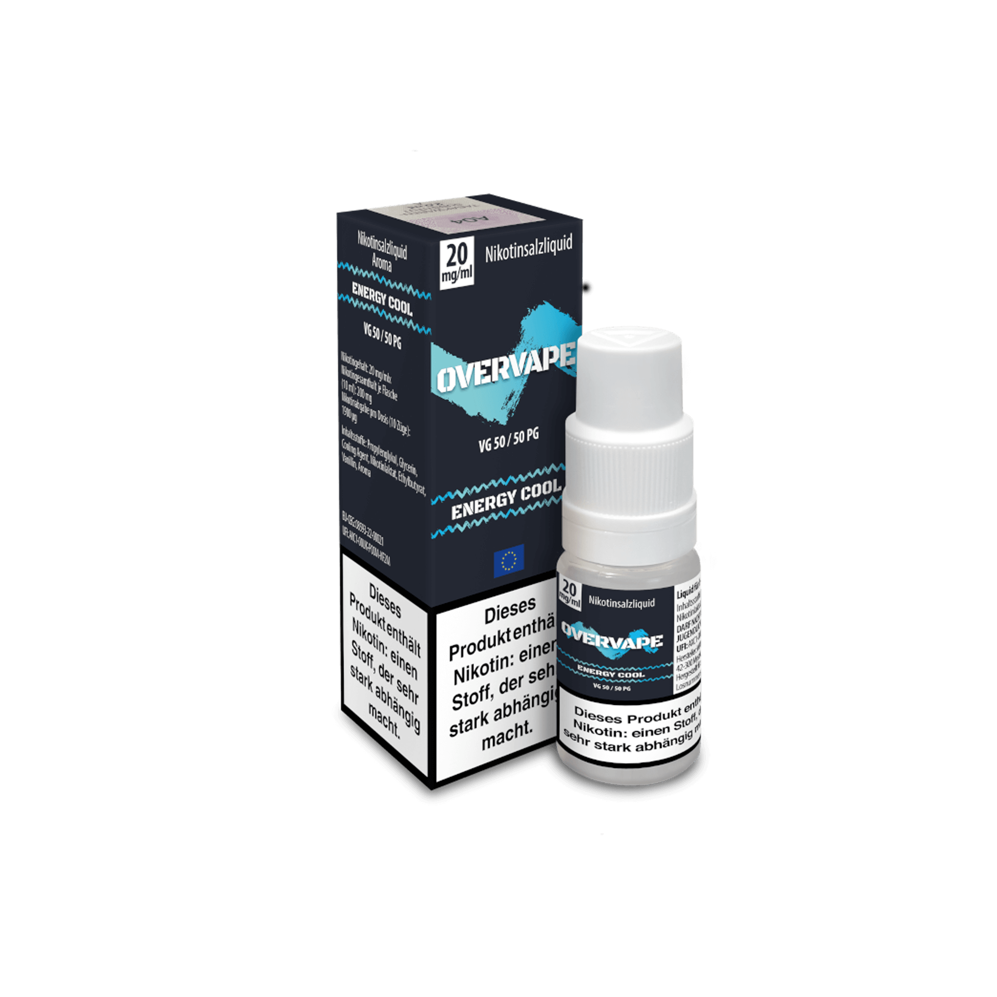 Overvape Energy Cool Liquid 10 ml 20 mg