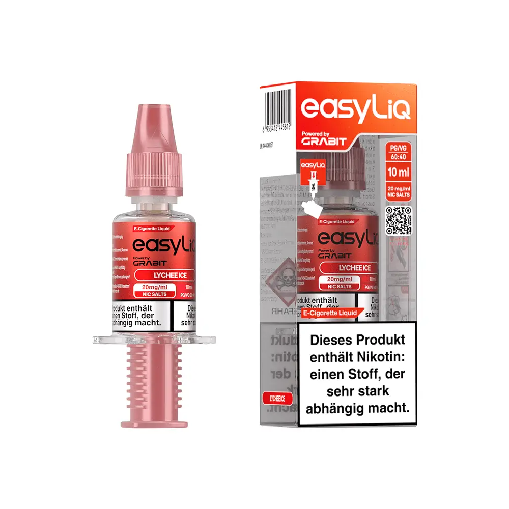 Grabit easyLiq Lychee Ice 10 ml Nikotinsalz Liquid