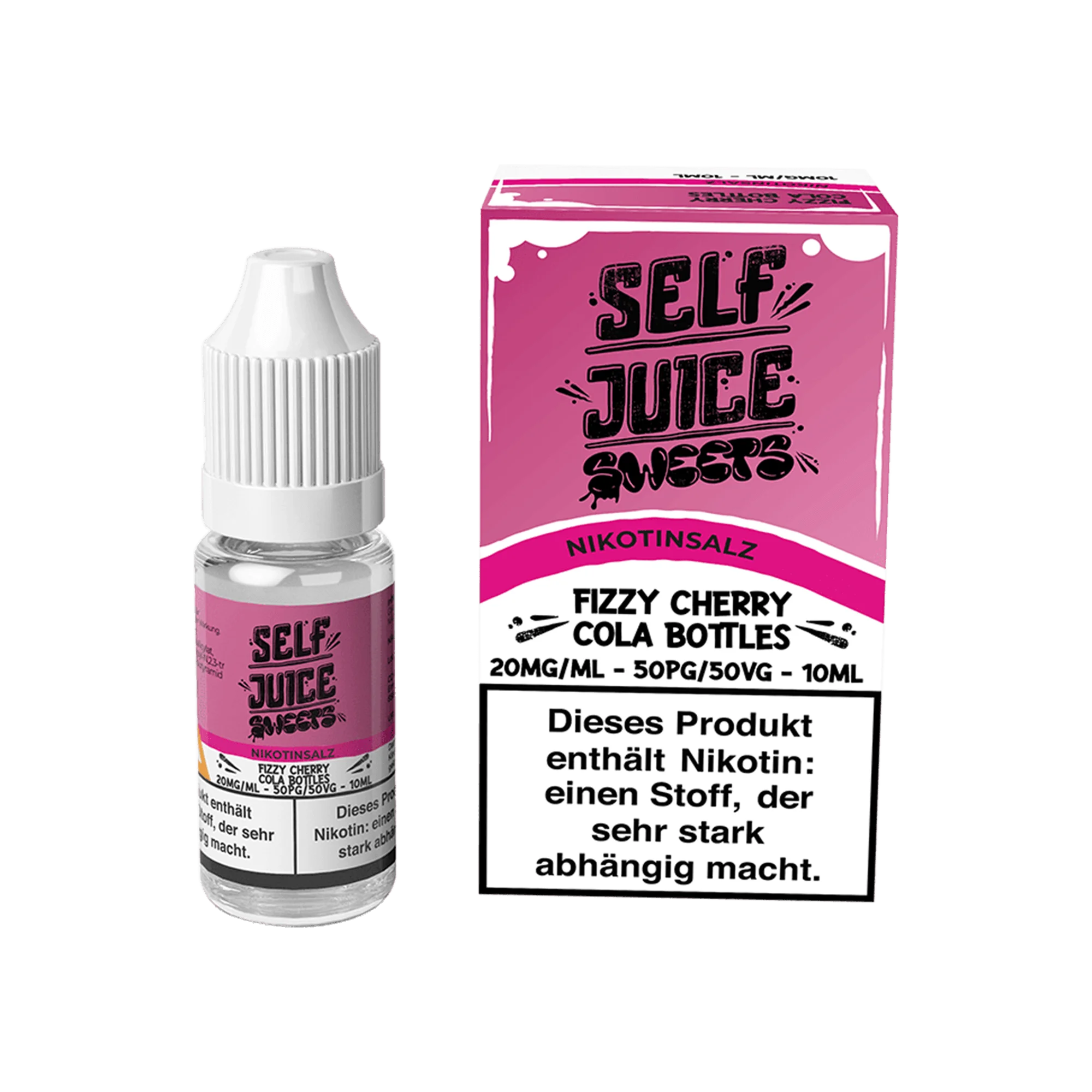 Self Juice Fizzy Cherry Cola Bottles 10 ml Nikotinsalz Liquid