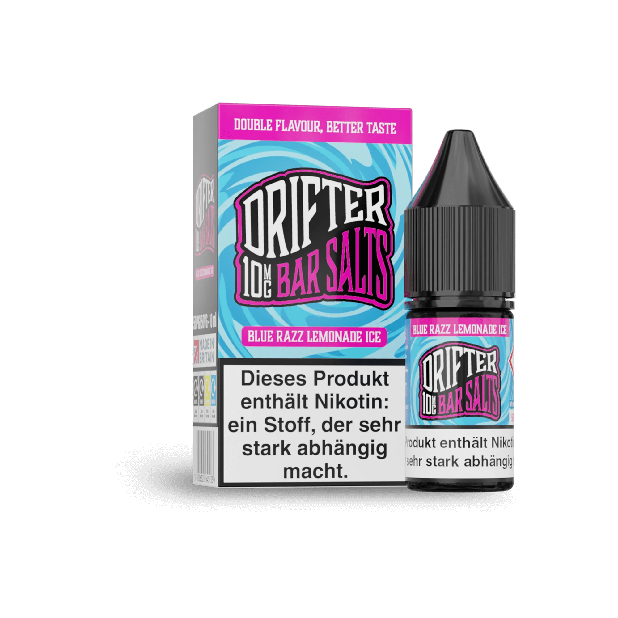 Drifter Bar Salts Blue Razz Lemonade Ice 10 ml Nikotinsalz Liquid