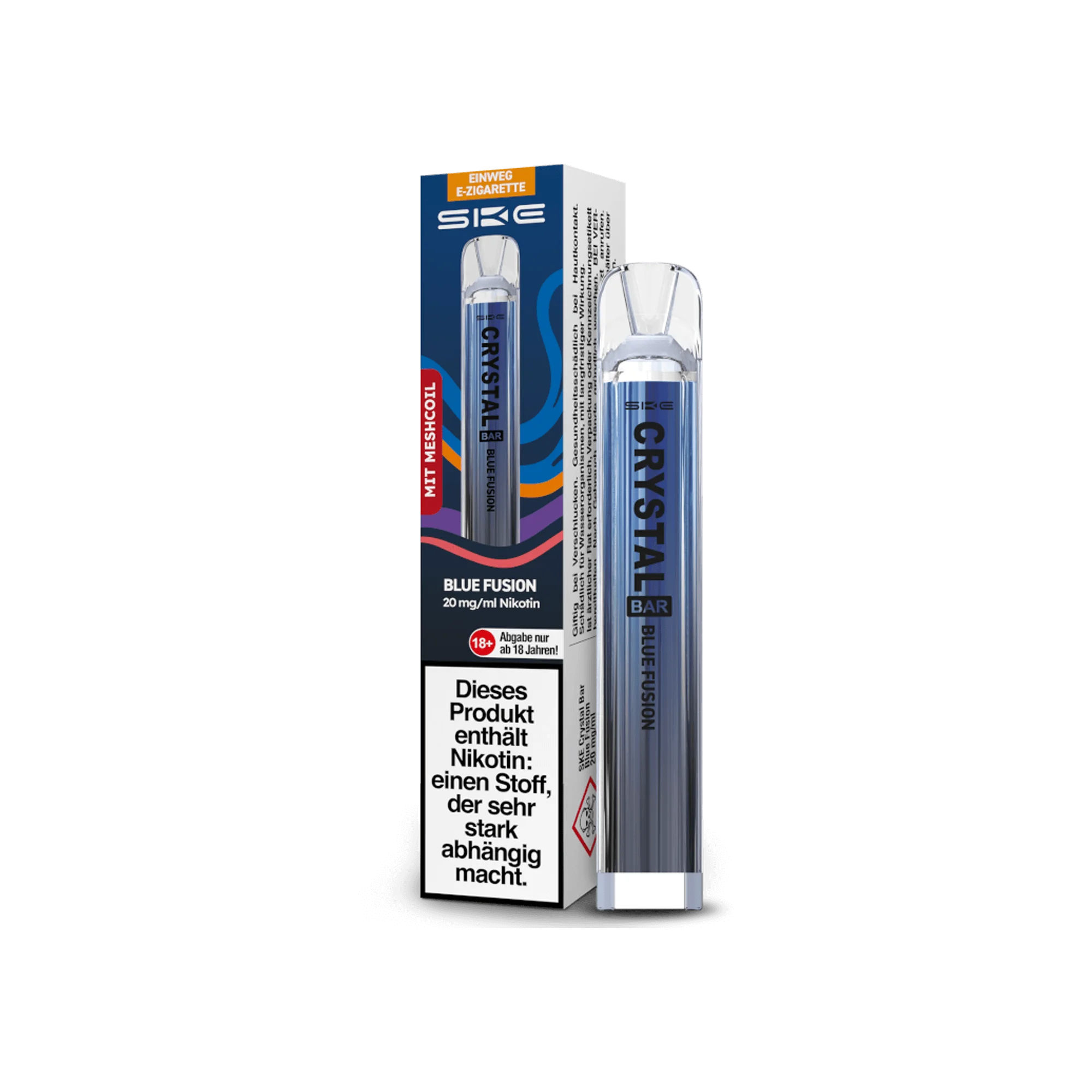 SKE Crystal Bar Blue Fusion 20 mg Einweg E-Zigarette