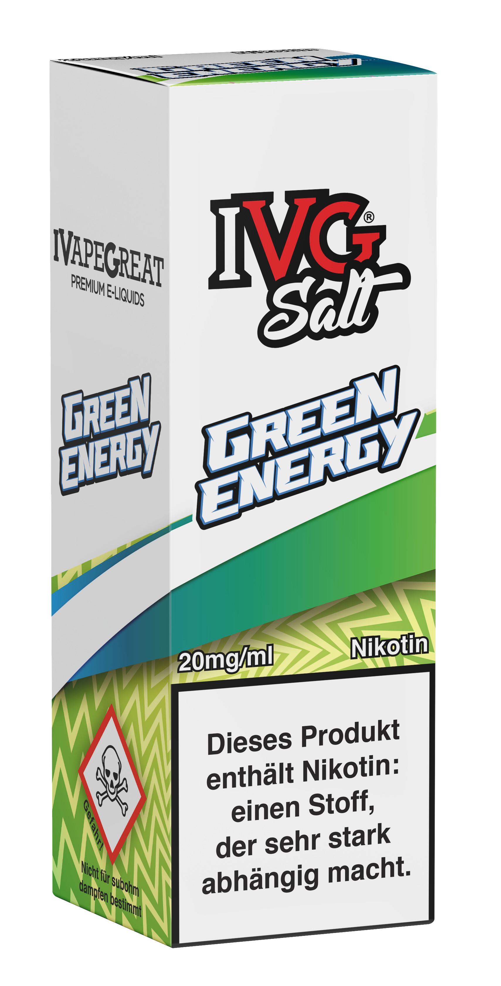 IVG Nikotinsalz 10ml Liquid - Crushed - Green Energy