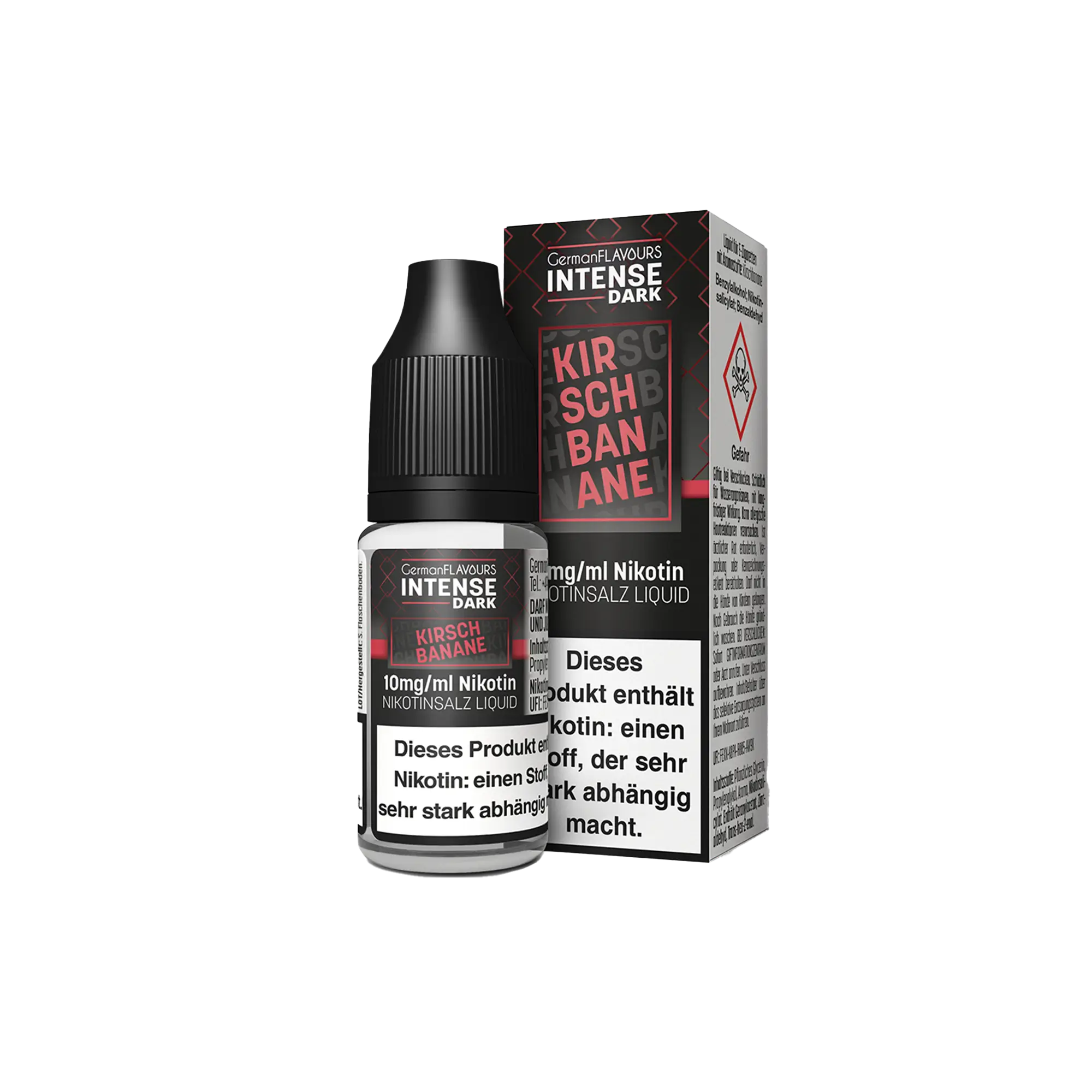 Intense Dark Kirsch Banane 10 ml Nikotinsalz Liquid Intense Dark Kirsch Banane 10 ml Nikotinsalz Liquid