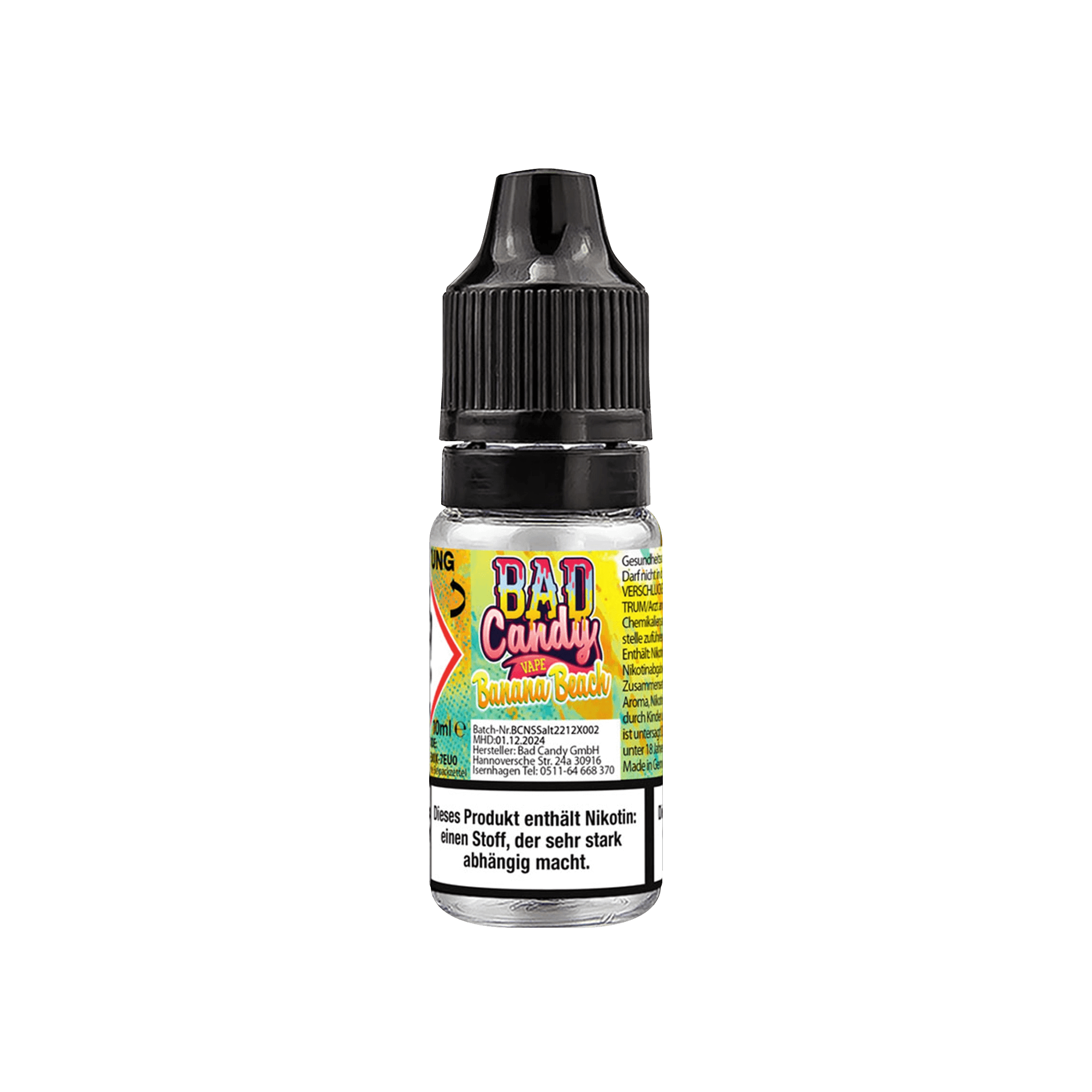 Bad Candy Banana Beach 10 ml NicSalt Liquid 10 mg Bad Candy Banana Beach 10 ml NicSalt Liquid 10 mg