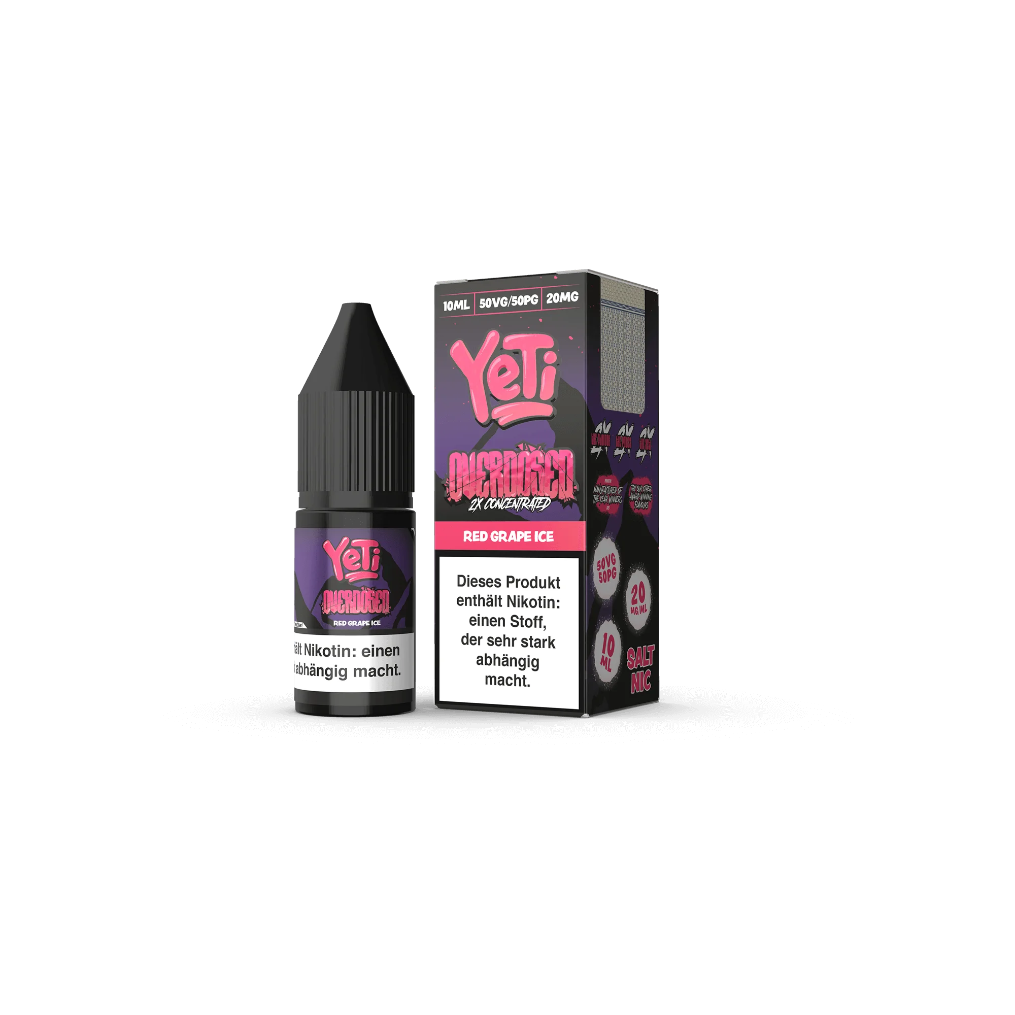 Yeti Red Grape Ice 10 ml Nikotinsalz Liquid